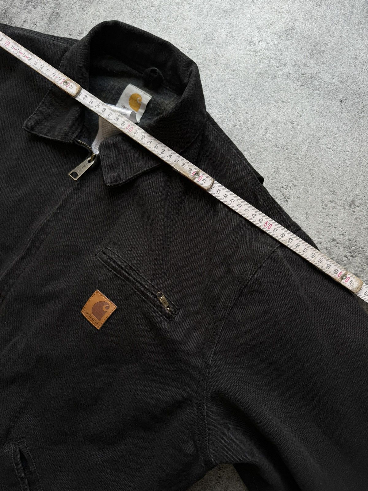 Carhartt × Vintage Vintage Carhartt Detroit jacket Black 90s Archive Zip Up Size US L / EU 52-54 / 3 - 20 Thumbnail