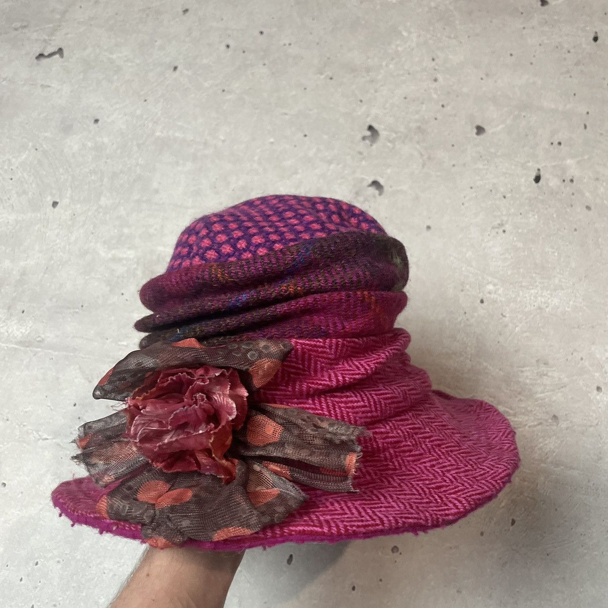 Vintage Vintage Grevi Avantgarde women’s Hat roses y2k Size ONE SIZE - 2 Thumbnail