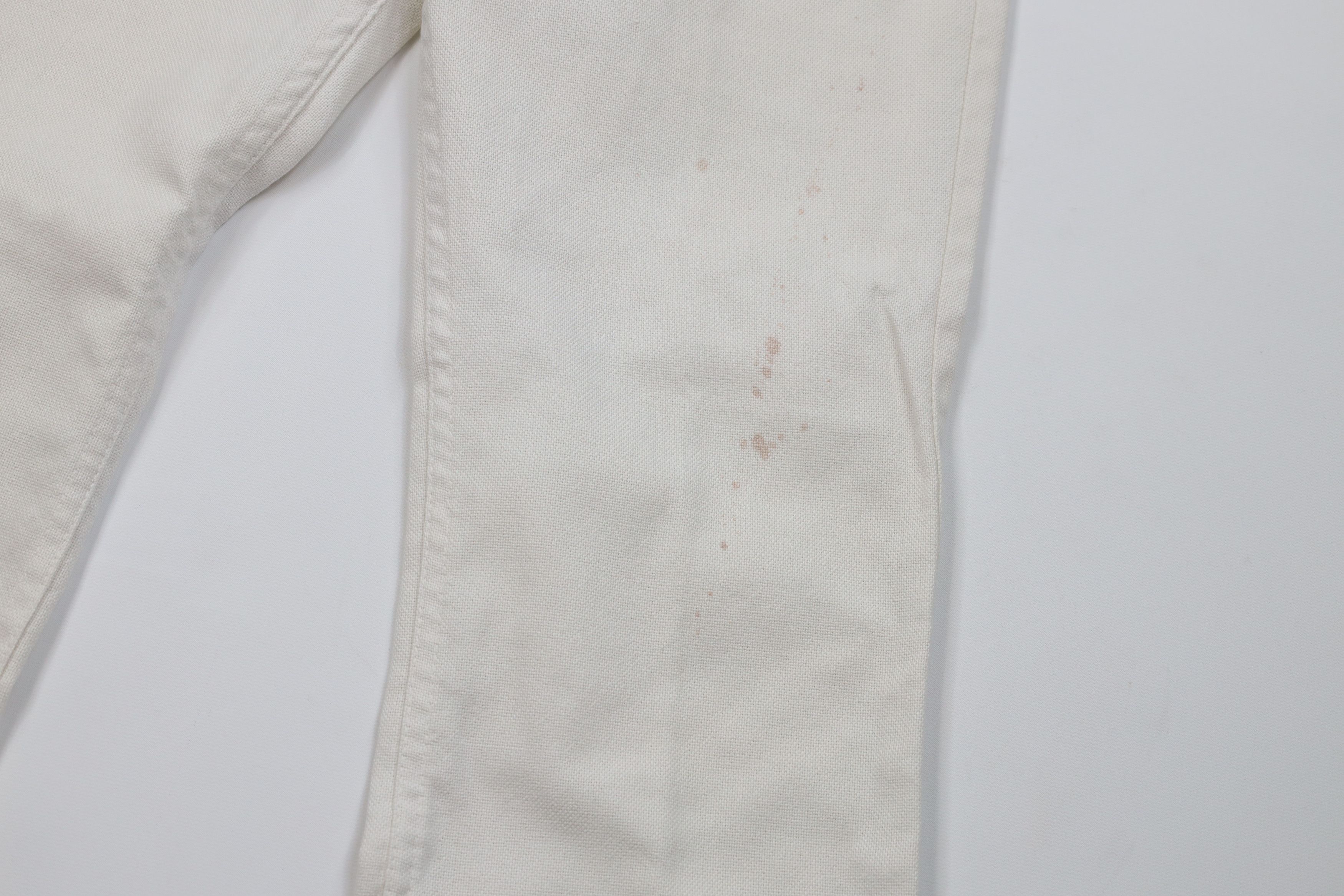 Levi's Vintage 50s 60s Levis Big E Wide Leg Chino Pants White USA Size US 30 / EU 46 - 6 Thumbnail