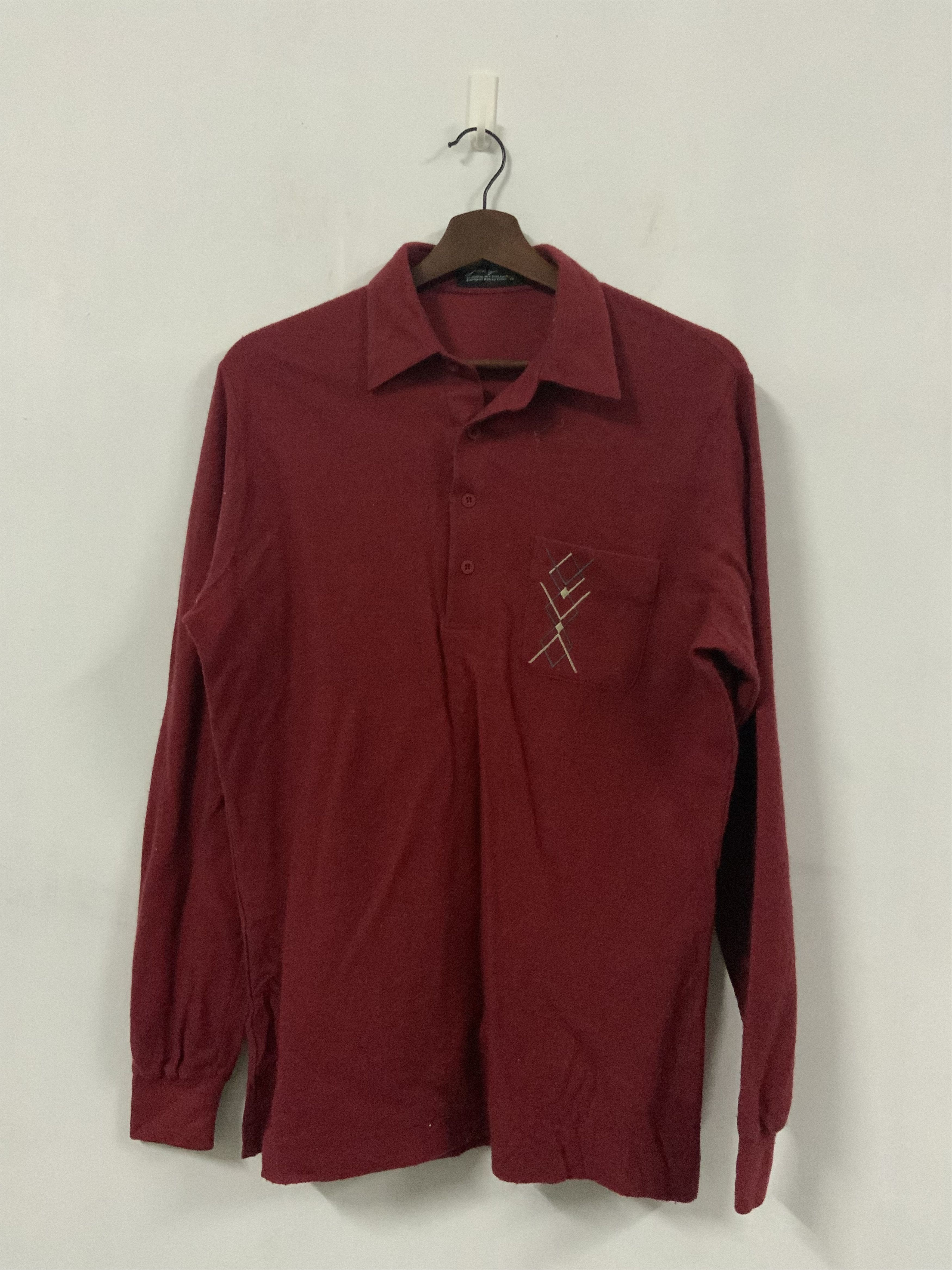 Japanese Brand Vintage Jack Nicklaus Japan Made Long Sleeve Collar Shirt Size US L / EU 52-54 / 3 - 1 Thumbnail