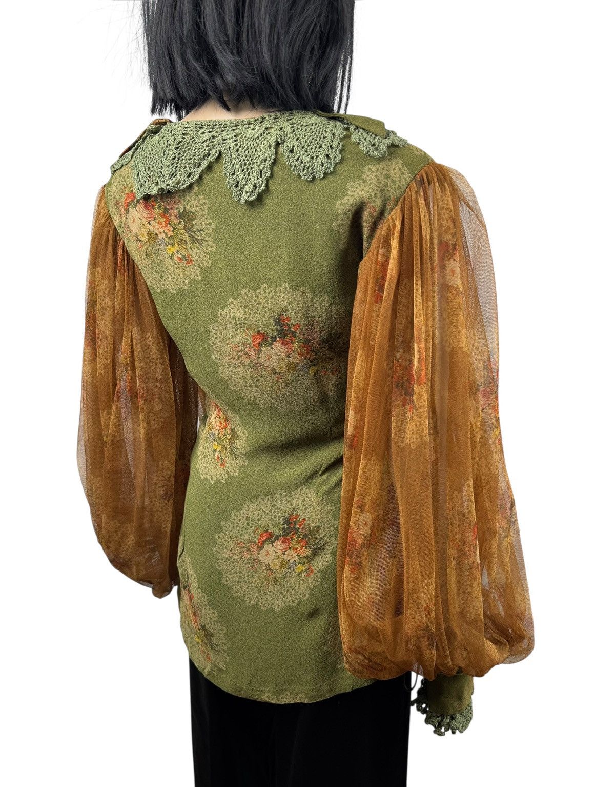 Other Shantanu Goenka Couture Printed Blouse Silk Viscose size M Size M / US 6-8 / IT 42-44 - 10 Thumbnail