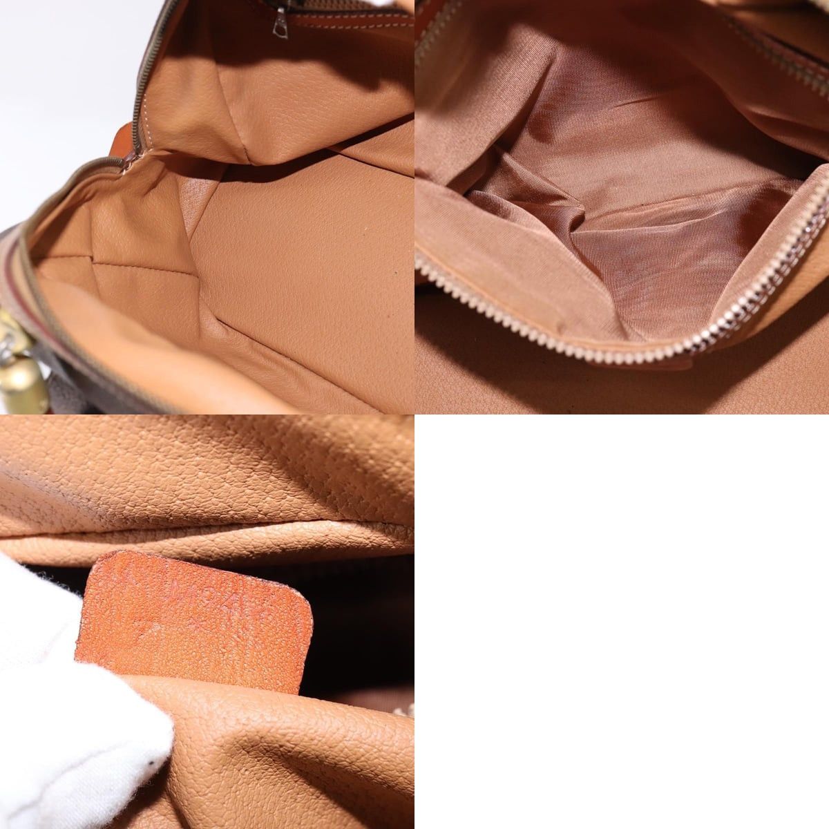 Celine CELINE Macadam Canvas Hand Bag Pvc Leather Brown Gold Size ONE SIZE - 12 Thumbnail