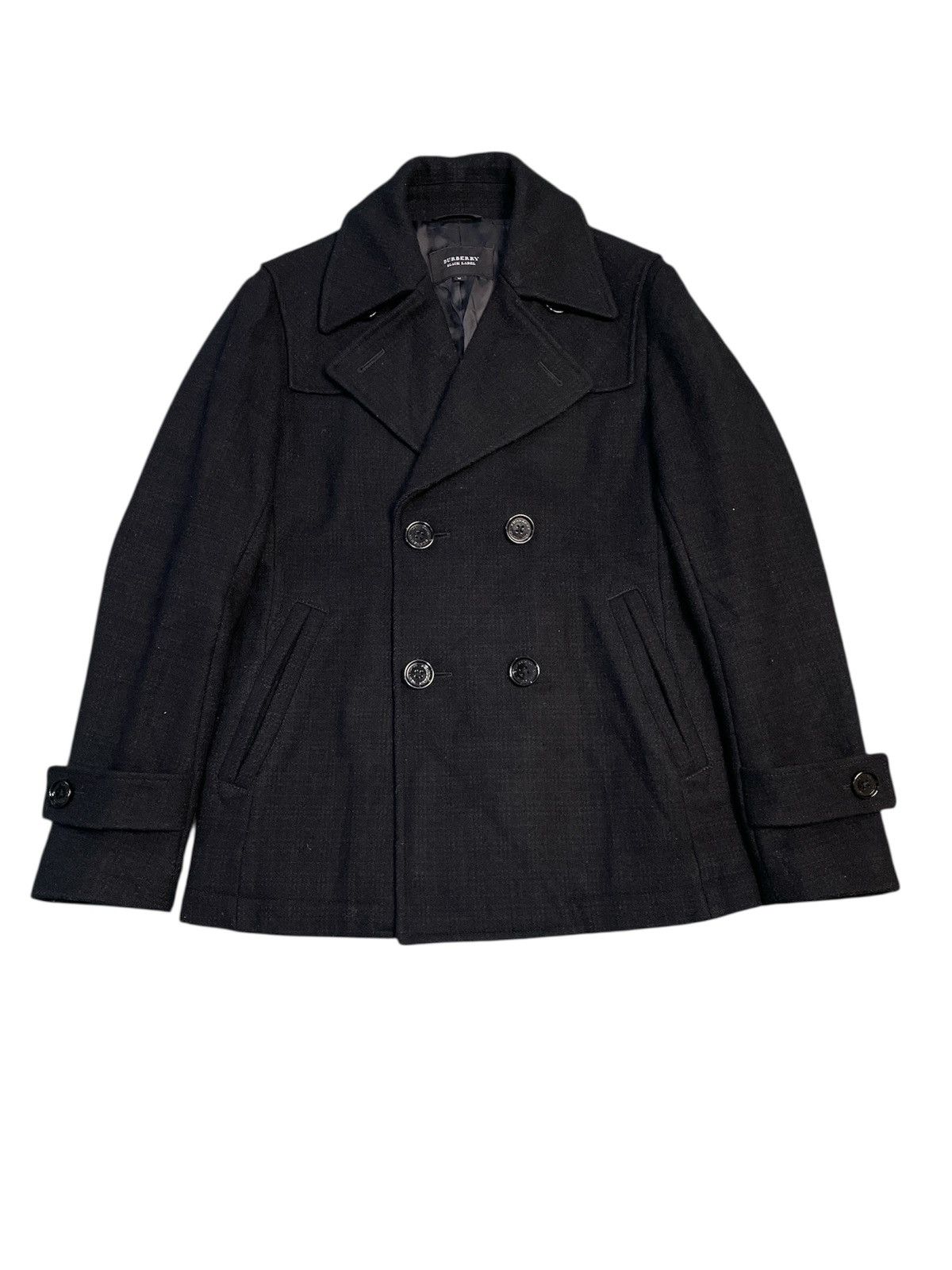 Burberry Burberry Black Label Pea Coat Wool Size US M / EU 48-50 / 2 - 1 Thumbnail