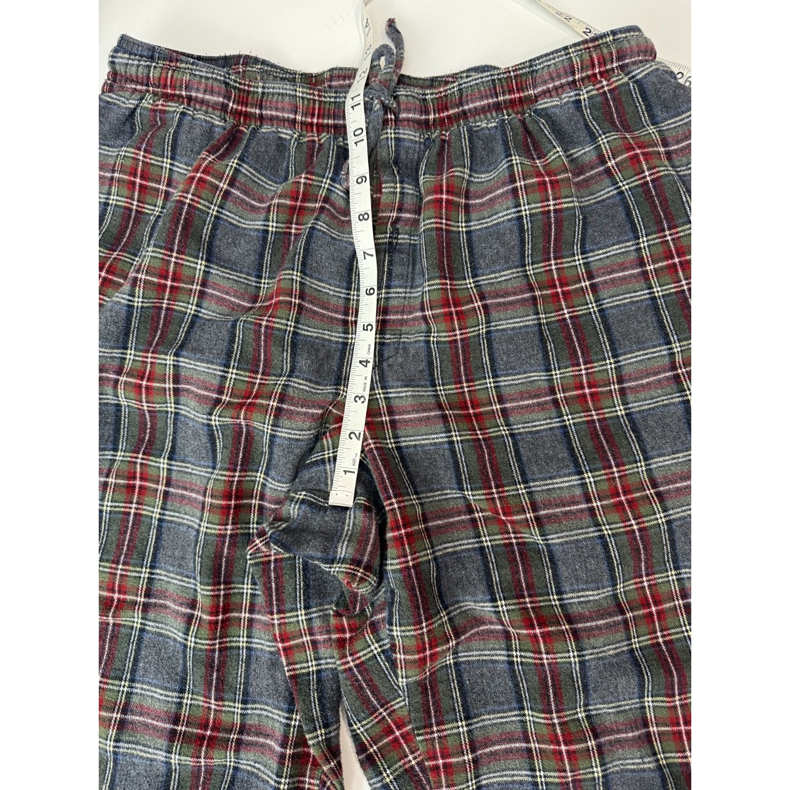 L.L. Bean L.L.Bean Men's Scotch Plaid Flannel Pajamas Gray Red Cozy Size US 32 / EU 48 - 11 Thumbnail