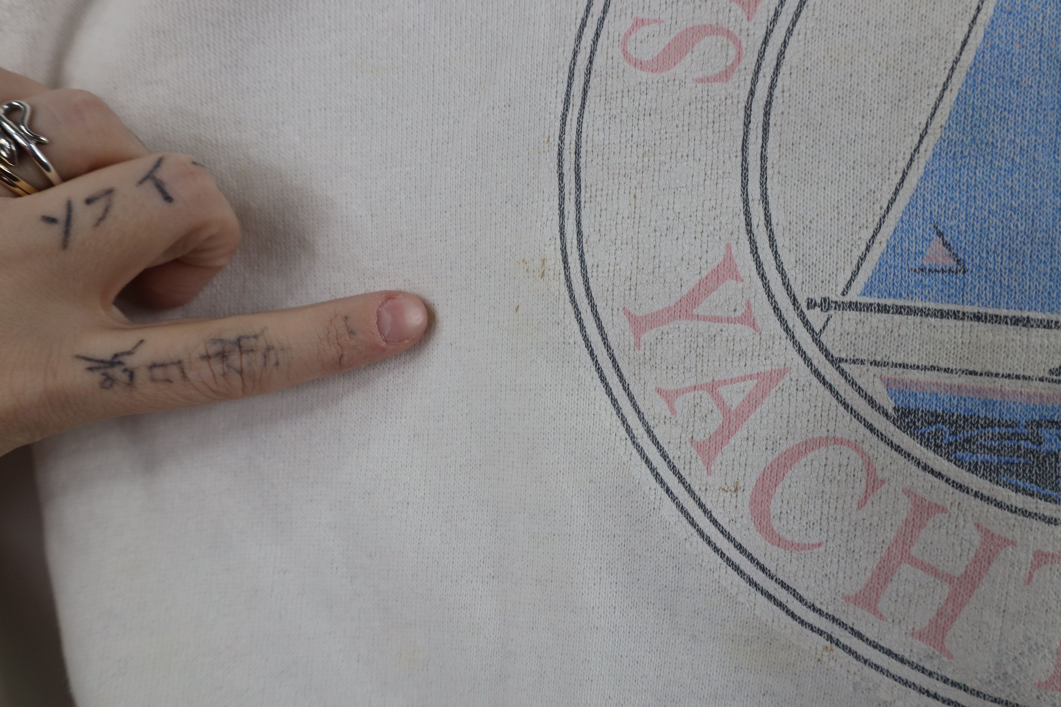 Vintage Vintage 90s Streetwear Francisco Yacht Club Sweatshirt USA Size XL / US 12-14 / IT 48-50 - 6 Thumbnail