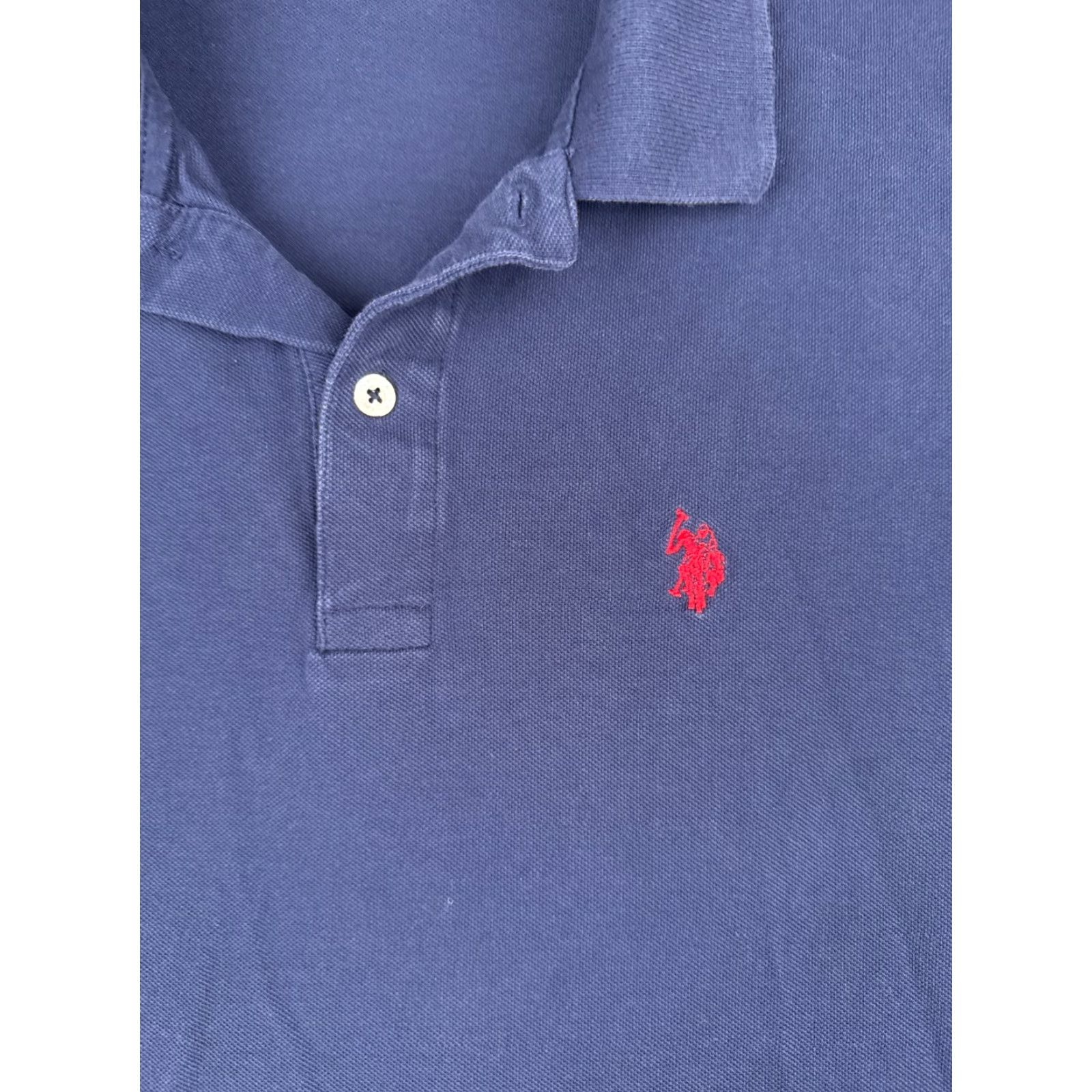 Vintage VINTAGE US Polo Assn Polo Shirt Men Medium Blue 100% Cotton Short Sleeve Slim Fit Classic Polo Mens Medium Blue 100% Cotton Polo Shirt USA Polo Assn Size US M / EU 48-50 / 2 - 6 Thumbnail
