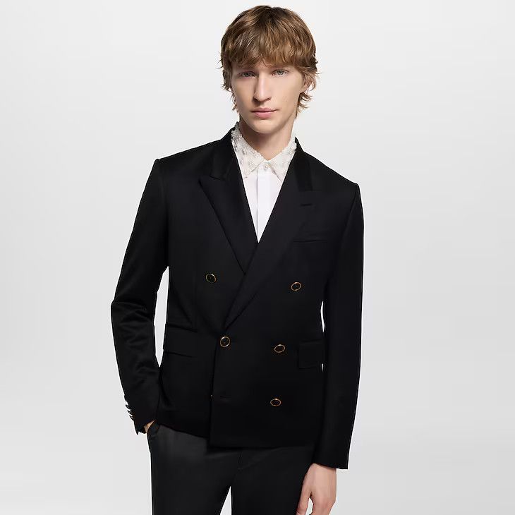 Louis Vuitton Cropped Double-Breasted Jacket Size 48S - 2 Thumbnail