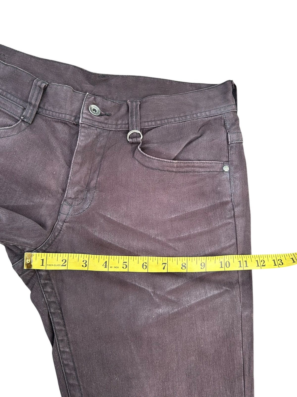 If Six Was Nine FLARE Nicole Club For Men Buckle Back Distressed Faded Pants Size US 33 - 12 Thumbnail