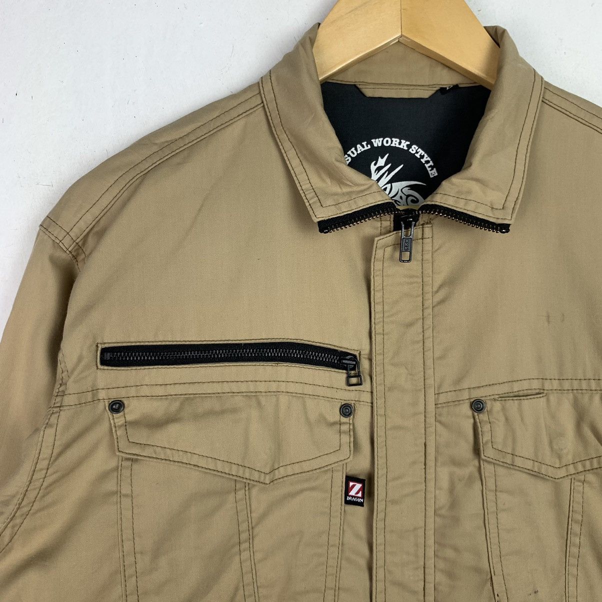 Designer × Japanese Brand × Vintage Vintage Jichodo Z-Dragon Jacket Size US L / EU 52-54 / 3 - 5 Thumbnail