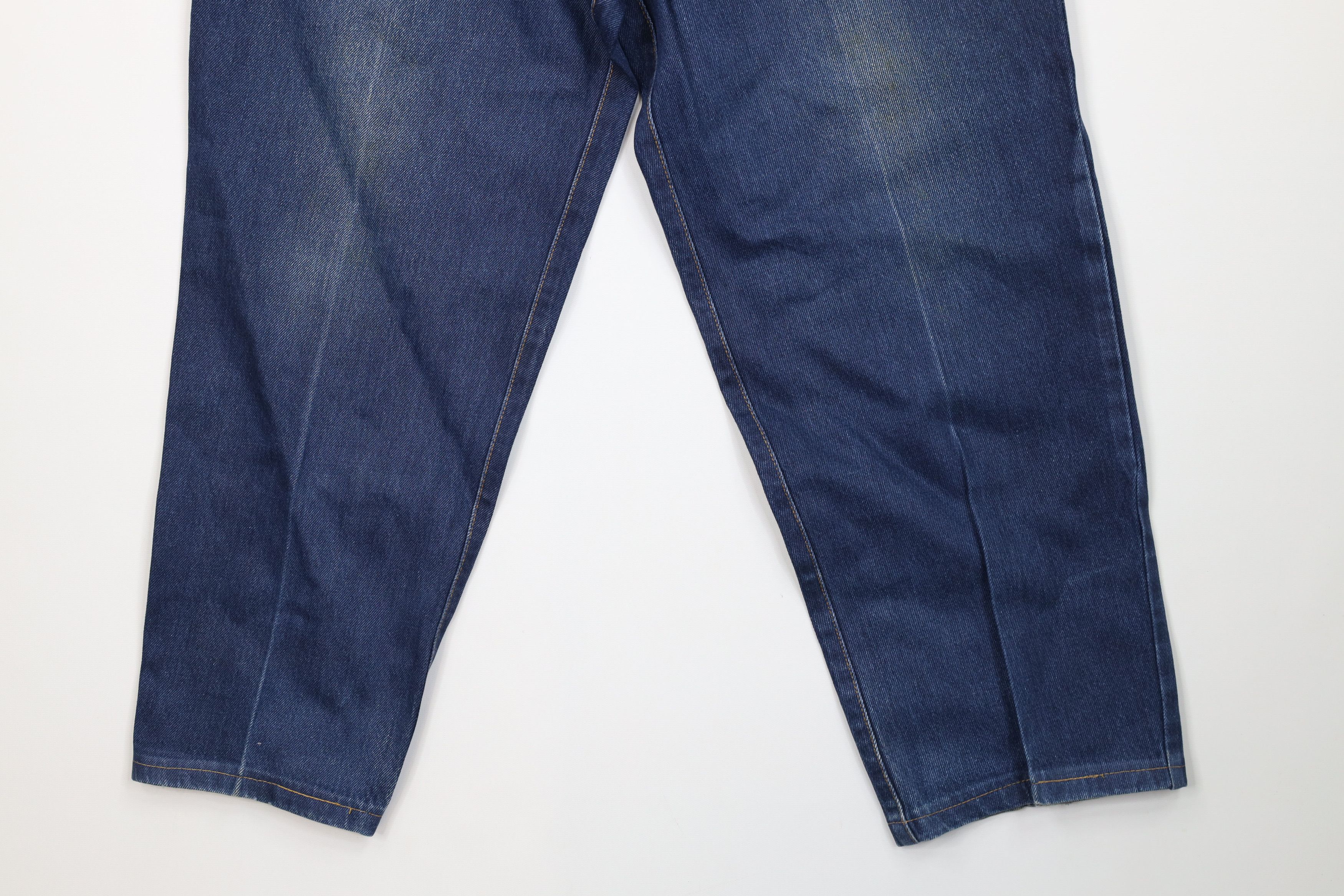 Guess Vintage 90s Guess Spell Out Tapered Leg Denim Jeans Blue USA Size US 30 / EU 46 - 4 Thumbnail