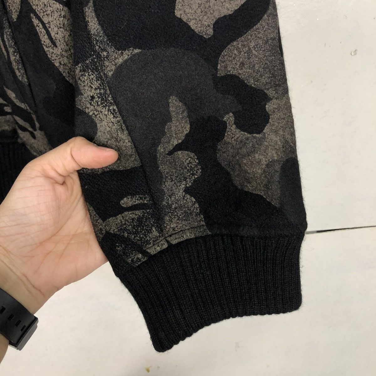 Vintage 🔥VINTAGE BOMBER JACKET VILLE D’ESPOIR CAMOUFLAGE MINK FUR Size US L / EU 52-54 / 3 - 18 Thumbnail