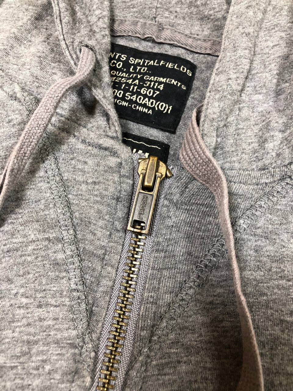 Allsaints × Vintage Vintage Allsaints Logo Faded Zip Hoodie Y2K Size US M / EU 48-50 / 2 - 2 Thumbnail