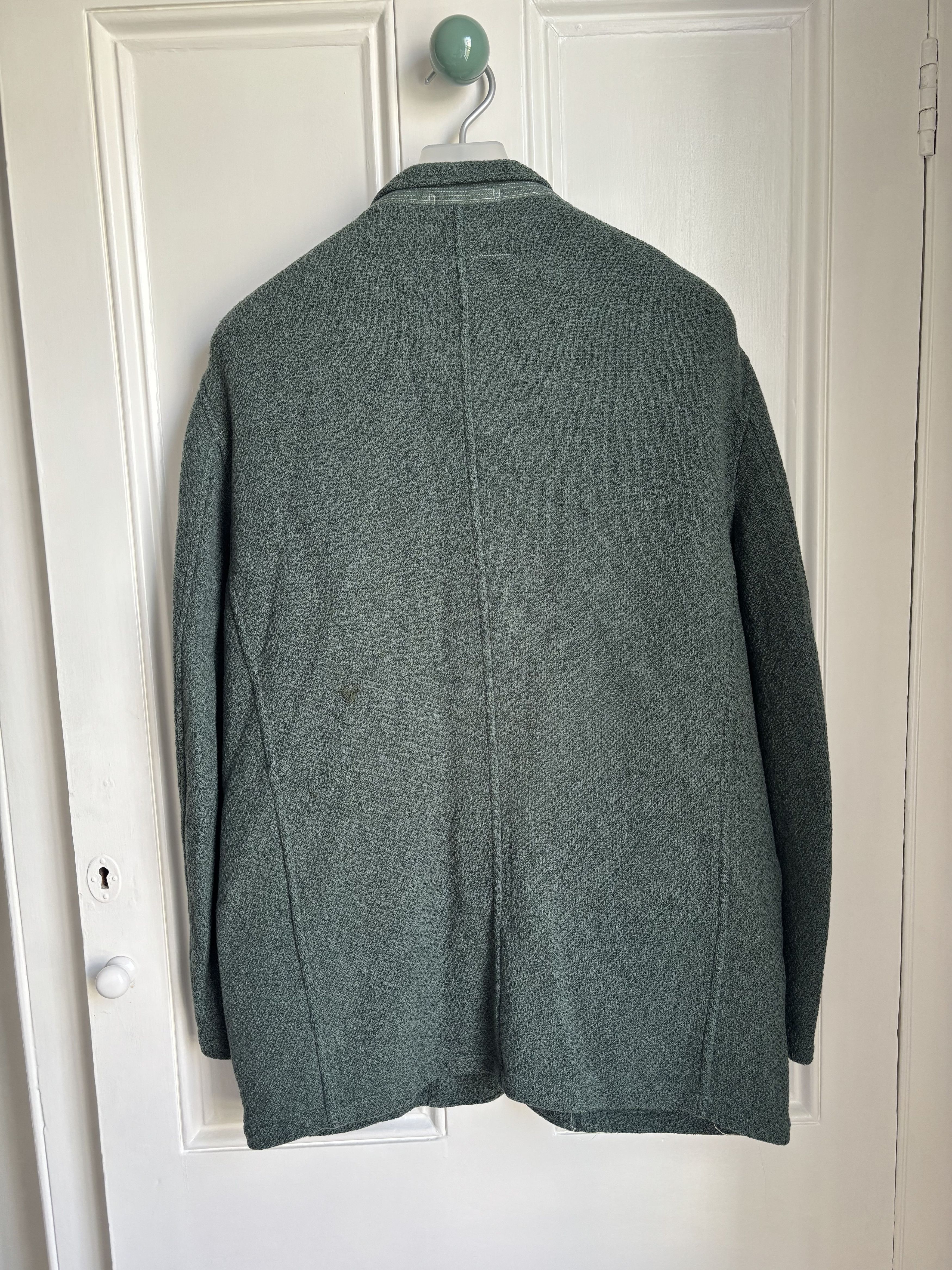 Comme des Garcons Homme *Rare* CDG Homme Men's Green Wool Jacket (Made in Japan) Size US L / EU 52-54 / 3 - 4 Thumbnail