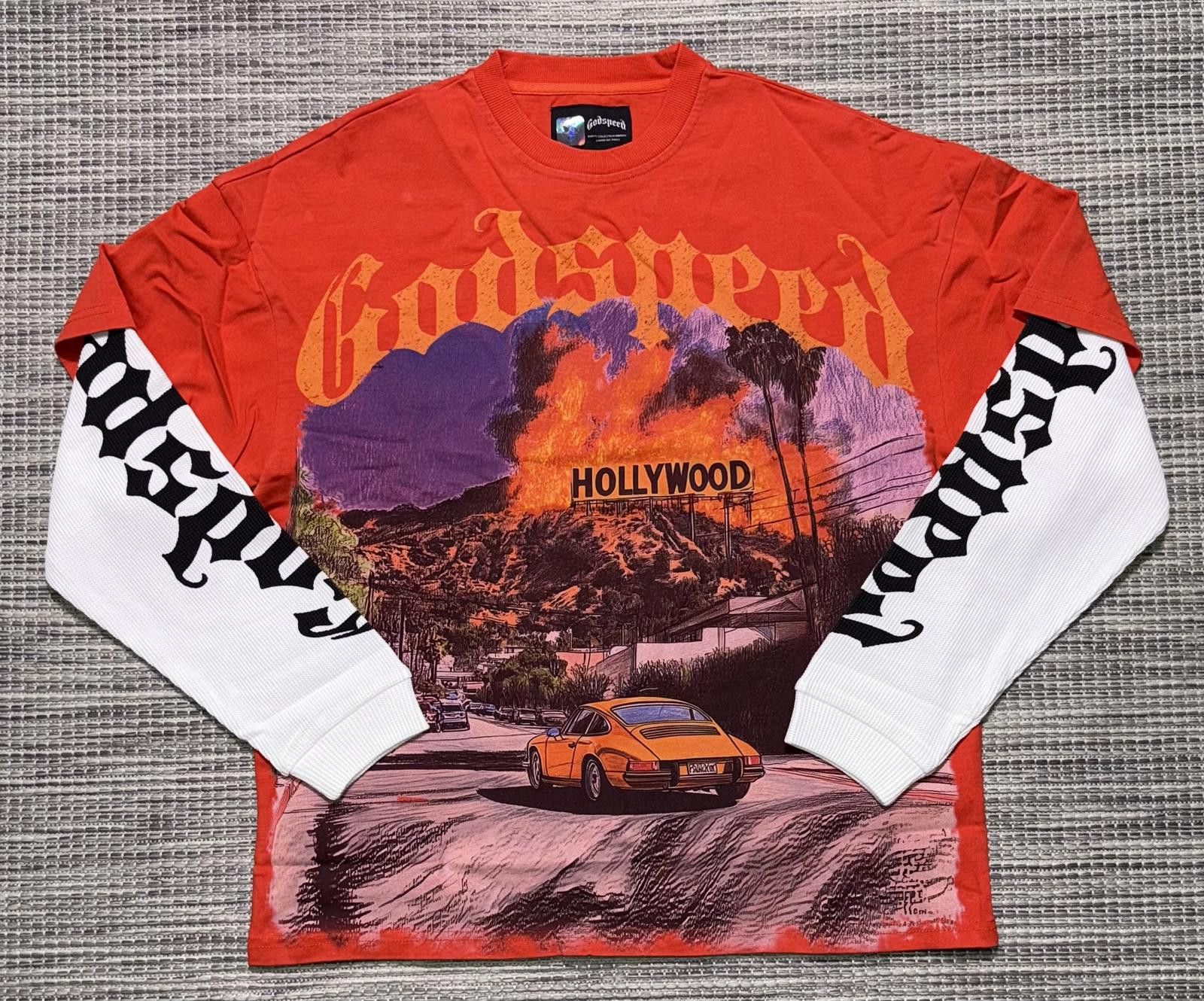 Godspeed Red Los-Scandalous Layered L/S