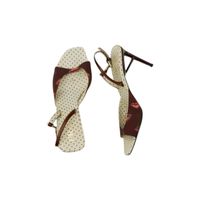 Dune silver heels
