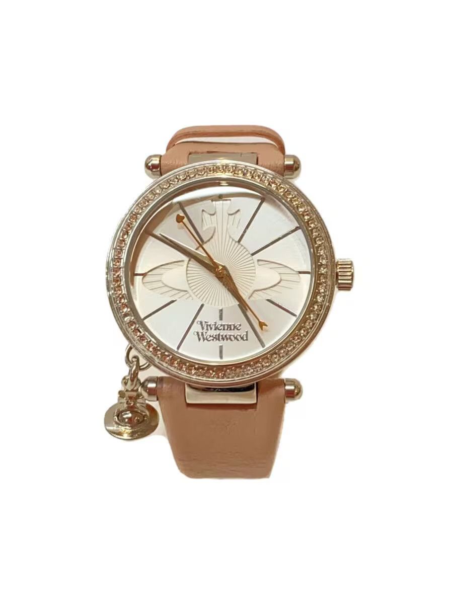 Vivienne Westwood Orb Logo Leather Watch Size ONE SIZE - 1 Thumbnail