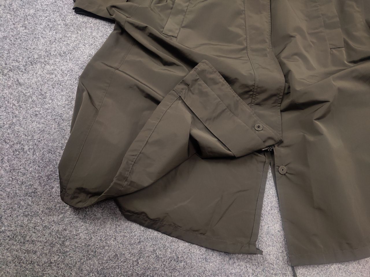 Max Mara 'S Max Mara Italy Design long khaki raincoat hooded Jacket Size M / US 6-8 / IT 42-44 - 6 Thumbnail