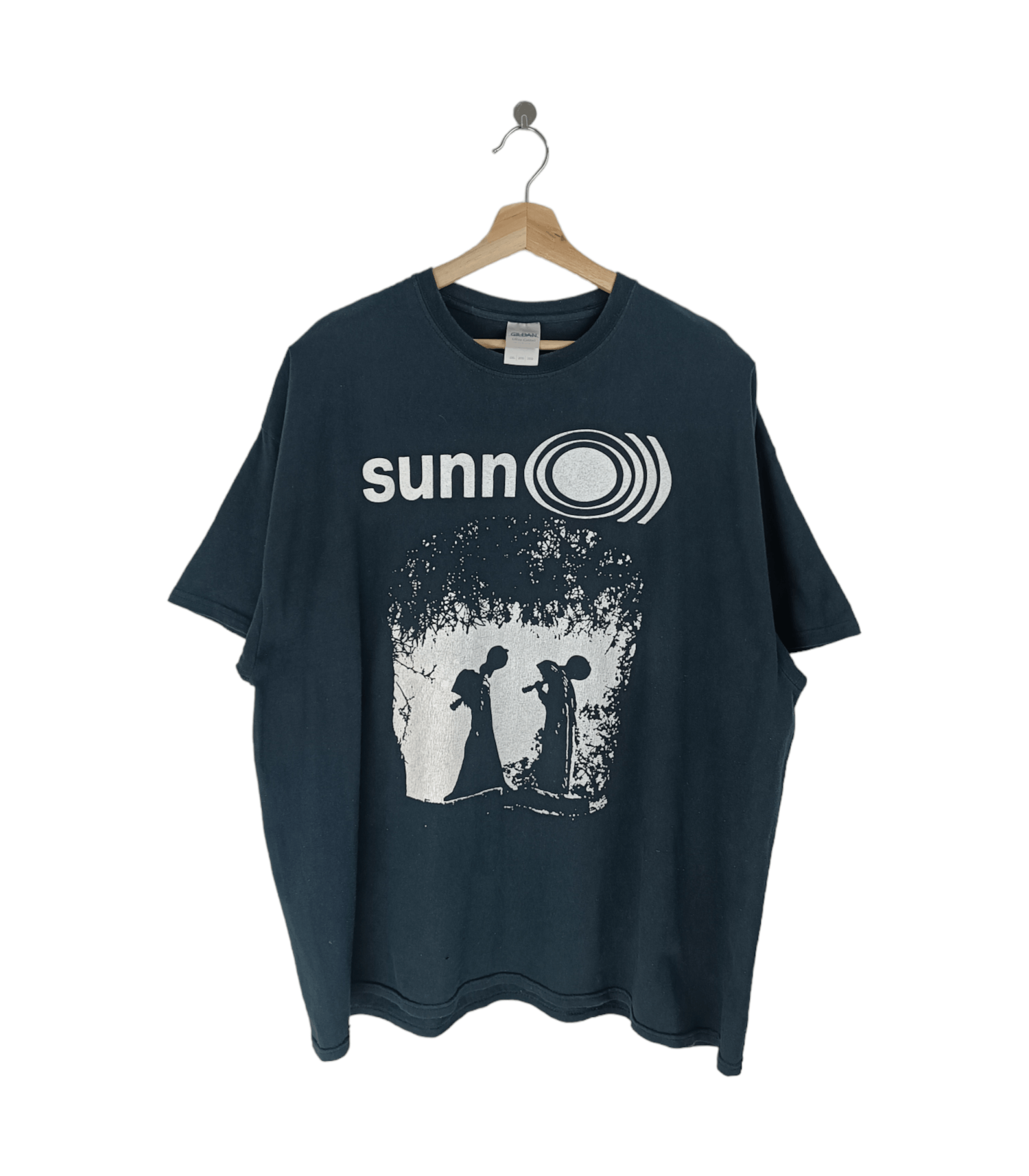 T-shirt Sunn O))) Vintage Noir Coton épais - Cadeau Fan De Doom Metal