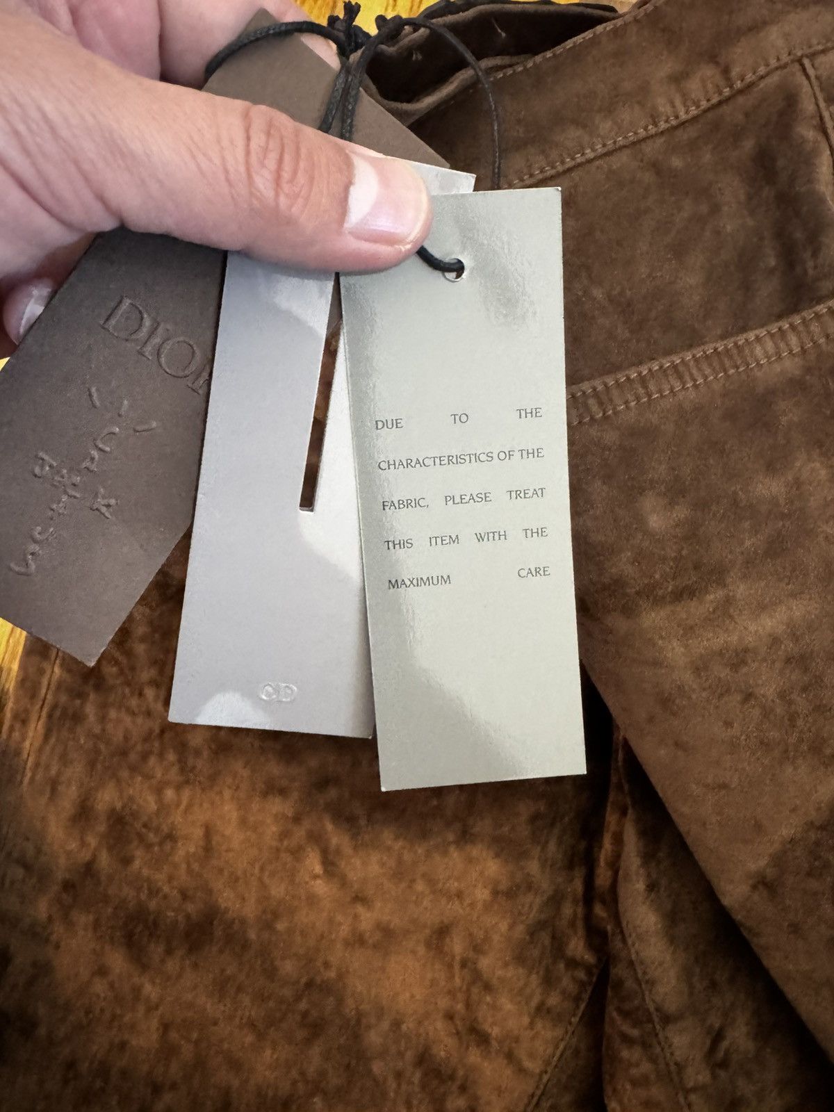 Dior × Kim Jones × Travis Scott DIOR 2022AW × CACTUS JACK SLIM FIT VELVET PANTS Size US 30 / EU 46 - 6 Thumbnail