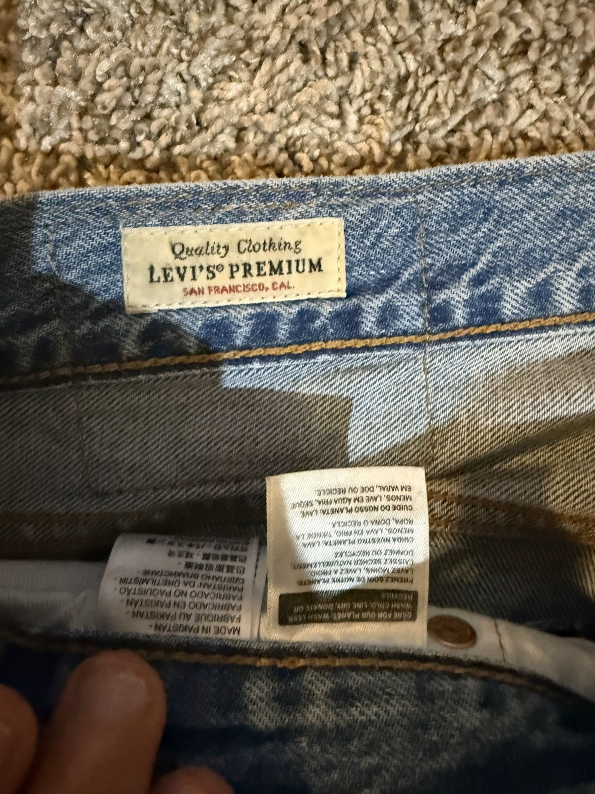 Levi's Mens 501 Original Fit Levi Jeans Size US 31 - 3 Thumbnail