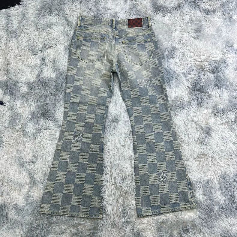 Louis Vuitton Louis Vuitton Checkerboard printed pants Size US 33 - 2 Thumbnail