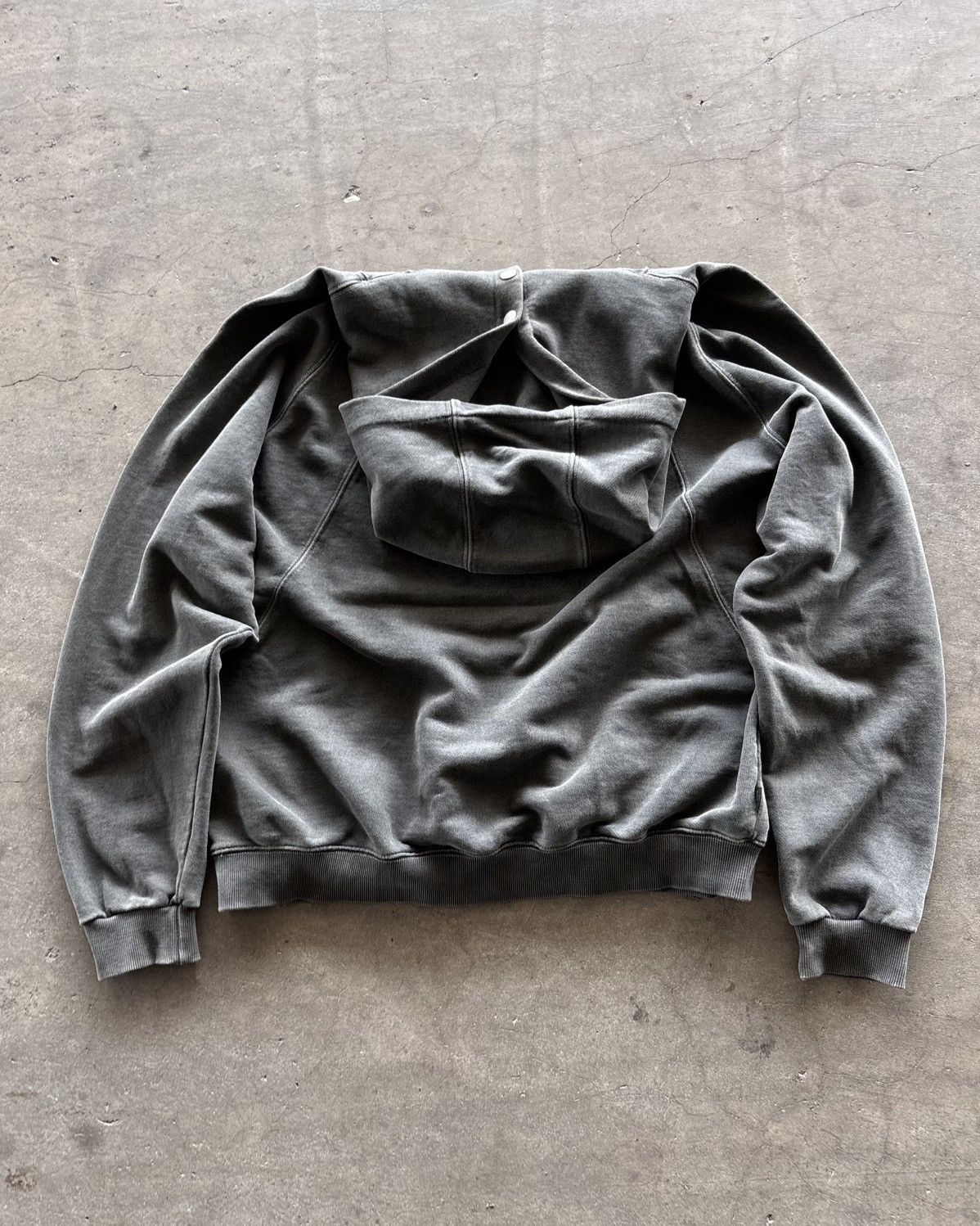 Vintage Cpgn Studio Stone Washed Grey Boxy Hoodie Size US M / EU 48-50 / 2 - 6 Thumbnail