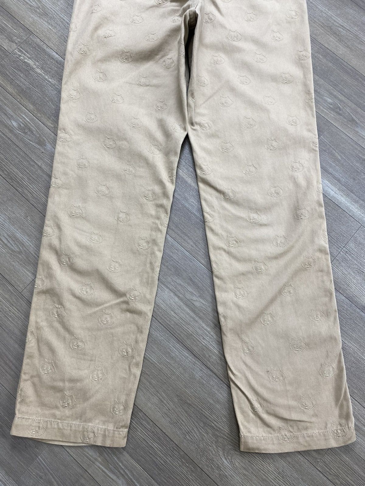 Ne-Net 2000s Ne-net Issey Miyake Full Embrodiery Logo Casual Pants Size US 28 / EU 44 - 13 Thumbnail