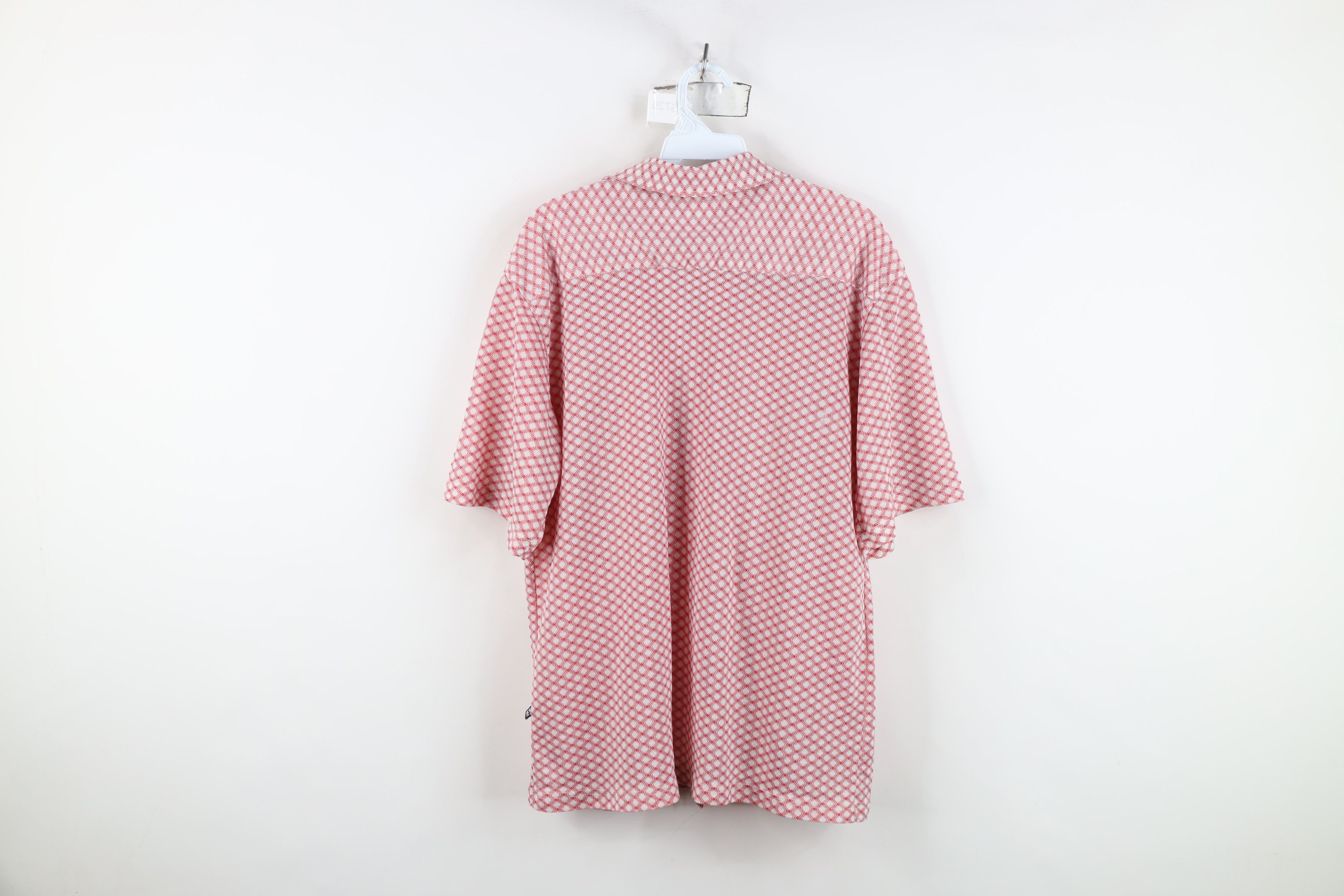 Vintage Vintage 90s Streetwear Trippy Knit Dance Rave Button Shirt Size US L / EU 52-54 / 3 - 11 Thumbnail