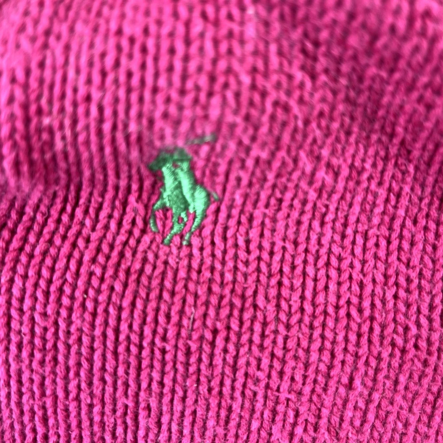 Polo Ralph Lauren Ralph Lauren Sport Sweater Womens Medium Pink Shawl Collar Cotton Pullover Size M / US 6-8 / IT 42-44 - 3 Thumbnail