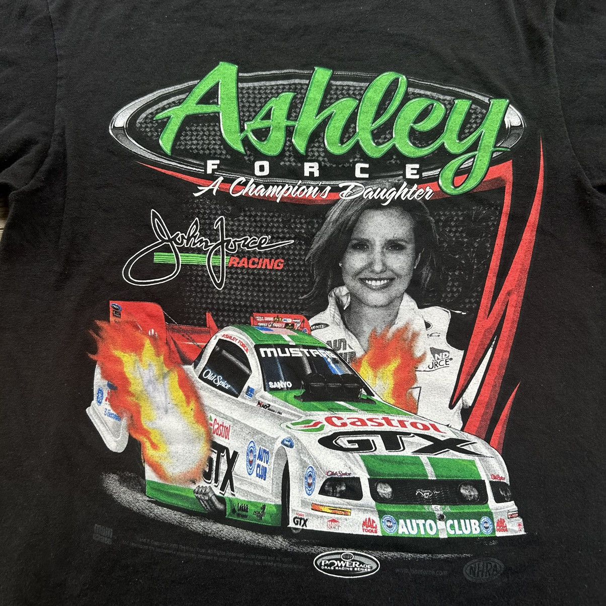 NASCAR × Vintage Vintage Ashley Force NHRA Drag Racing Graphic T Shirt Size US S / EU 44-46 / 1 - 2 Thumbnail