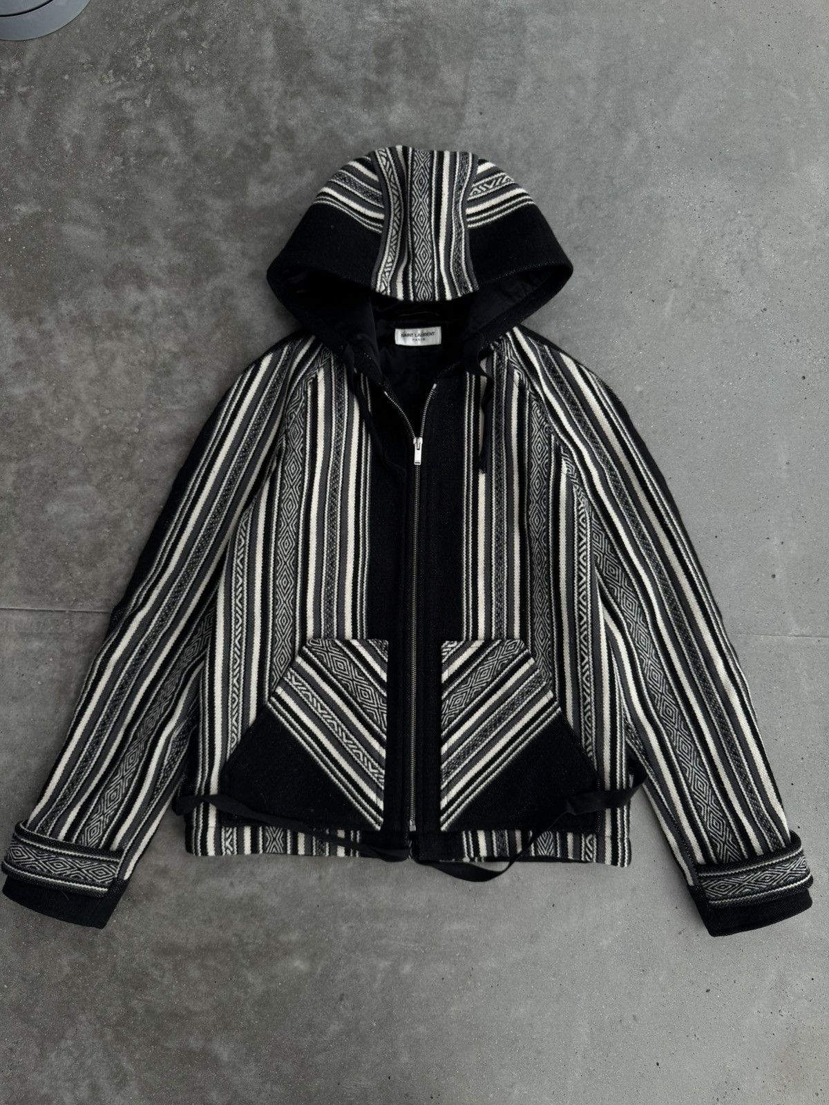 Yves Saint Laurent Wool Zip Jacket | Grailed
