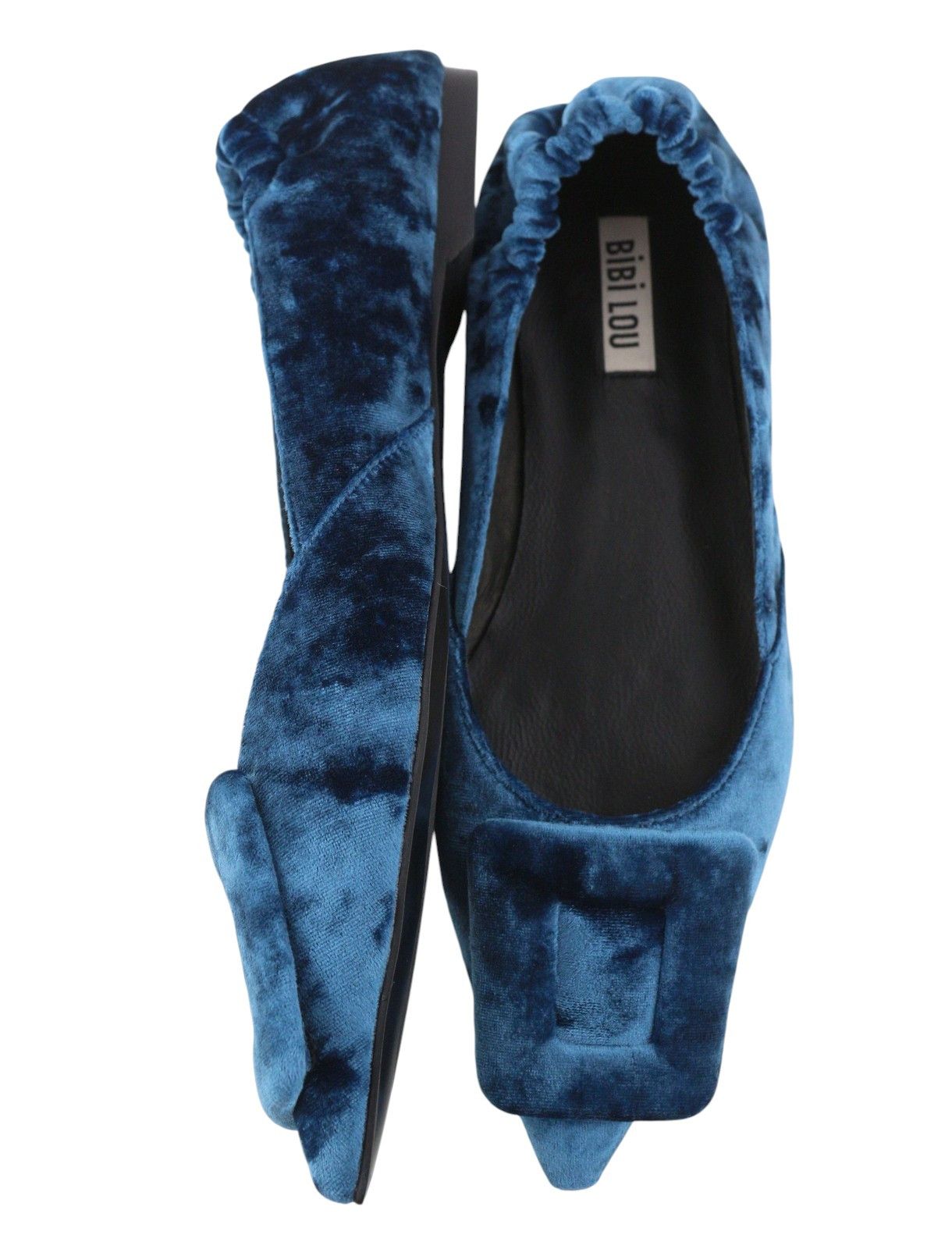 Other BIBI LOU BOCHUM EU38 Blue Velvet Covered Pointed 87560 Size US 7 / IT 37 - 7 Thumbnail