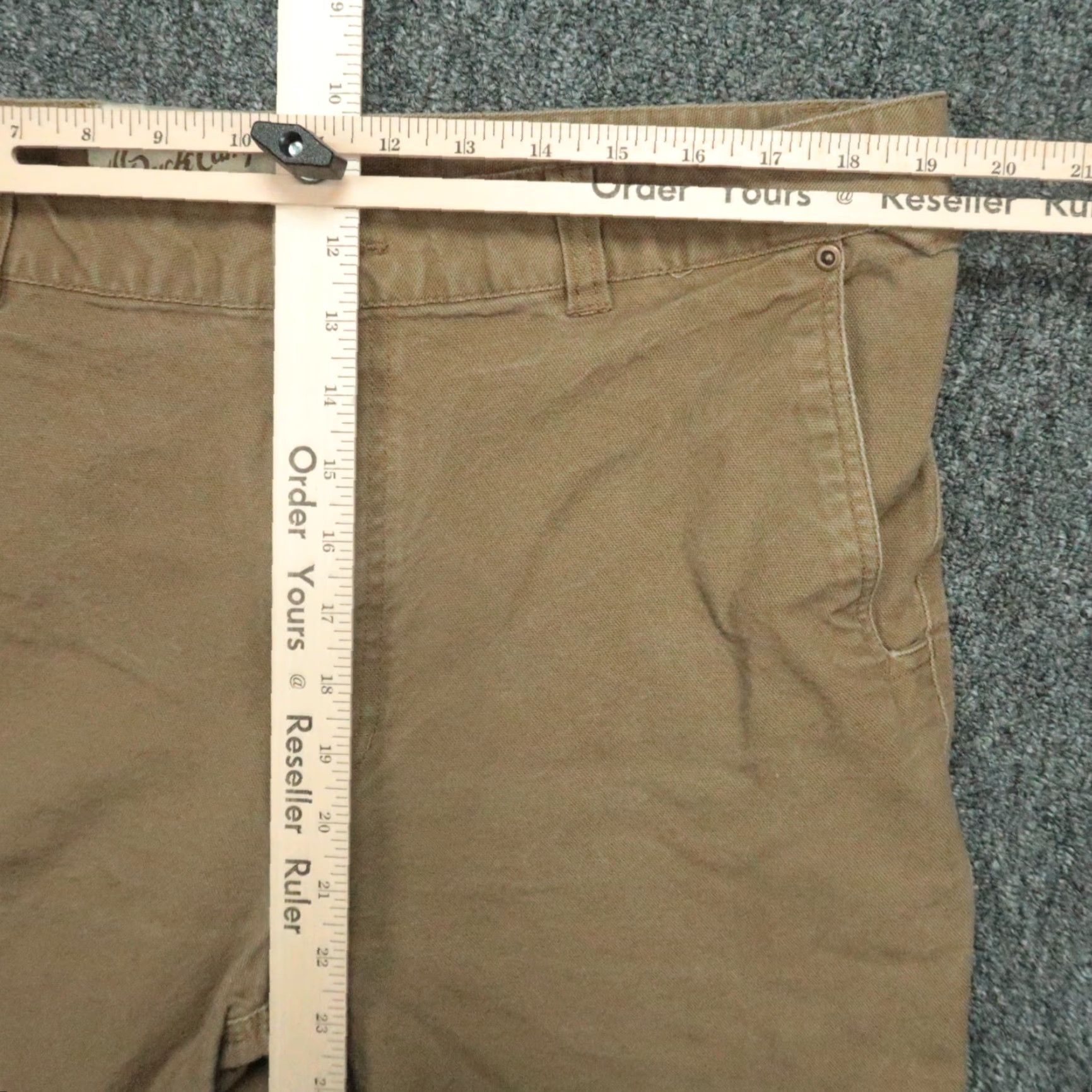 Vintage Duck Camp Pants Mens 38x32 Brown Canvas Hiking Outdoor Workwear Regular Straight Front Pocket Trousers 38 Inseam Brown Mens Size US 38 / EU 54 - 7 Thumbnail