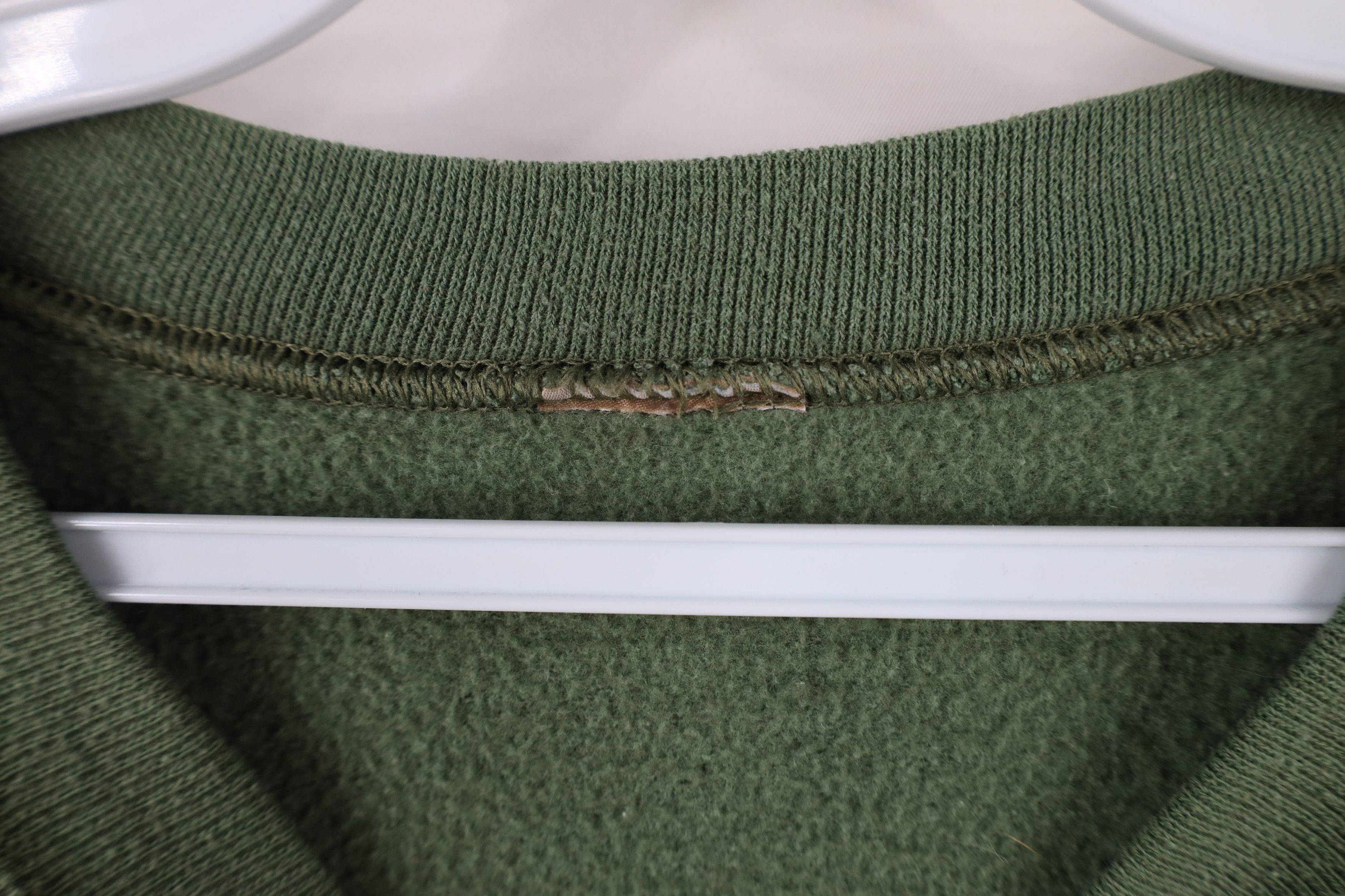 Vintage Vintage 90s Streetwear Bald Eagle Crewneck Sweatshirt Green Size US XXL / EU 58 / 5 - 7 Thumbnail