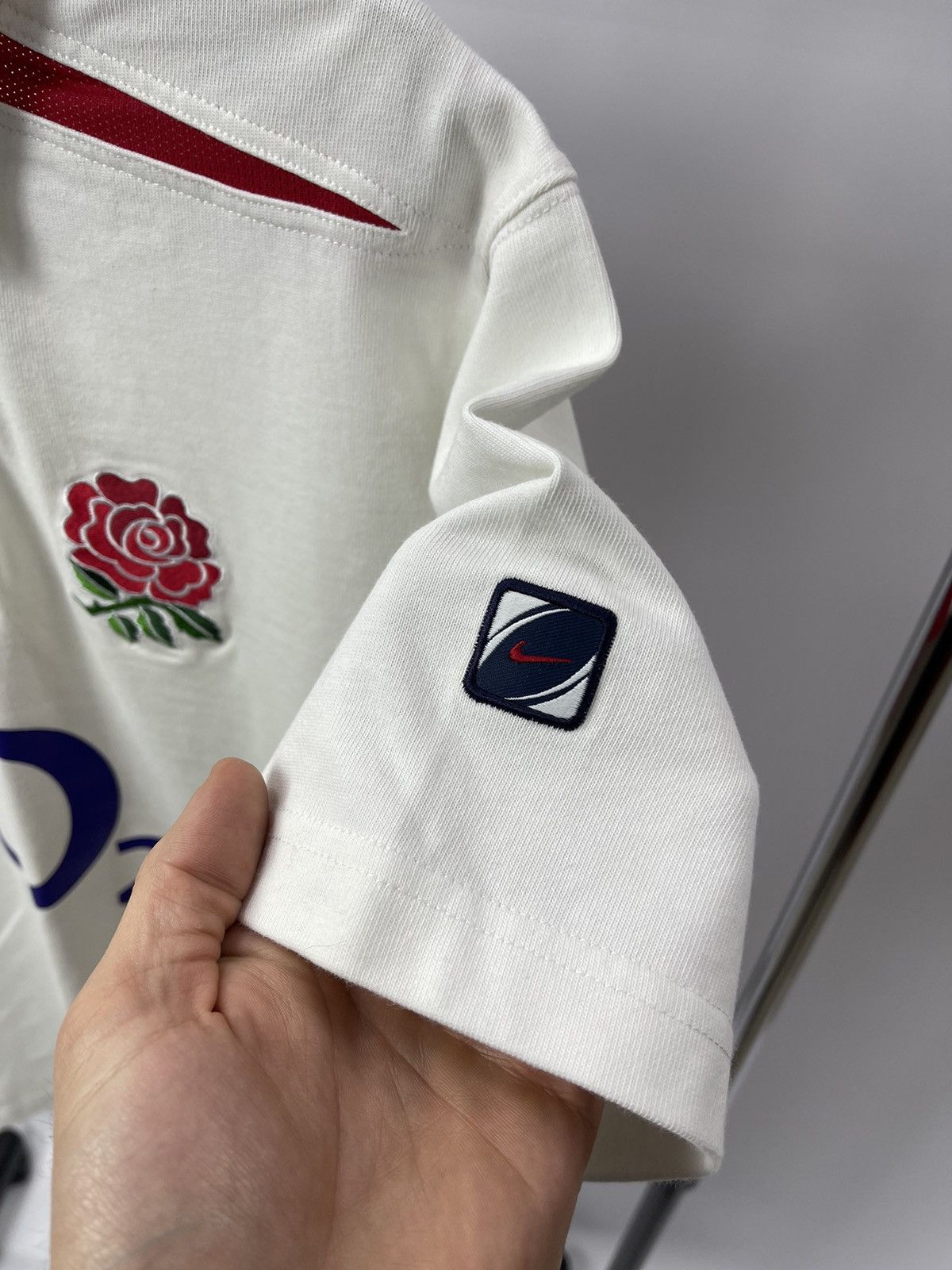 Nike × Rugby Ralph Lauren Vintage England Rugby Shirt Men's L Nike Home 2003-2005 o2 Size US L / EU 52-54 / 3 - 5 Thumbnail
