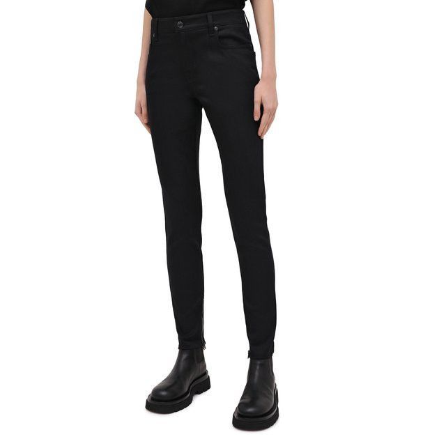 Tom Ford o1loc1c0924 PAD056 Woven Denim Pant in Black Size 24" / US 00 / IT 34 - 4 Thumbnail