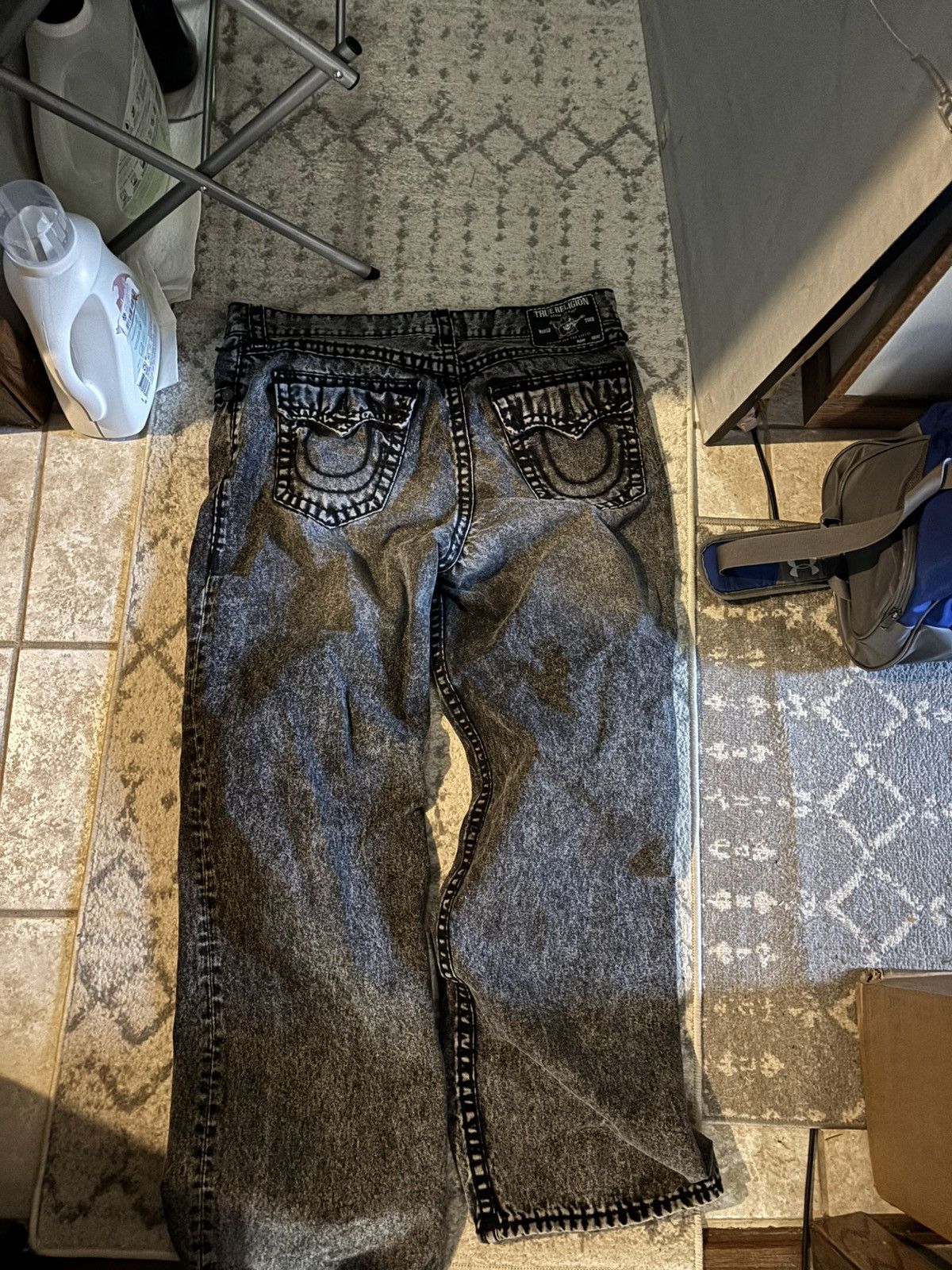 True Religion Grey baggy trues Size US 36 / EU 52 - 2 Thumbnail