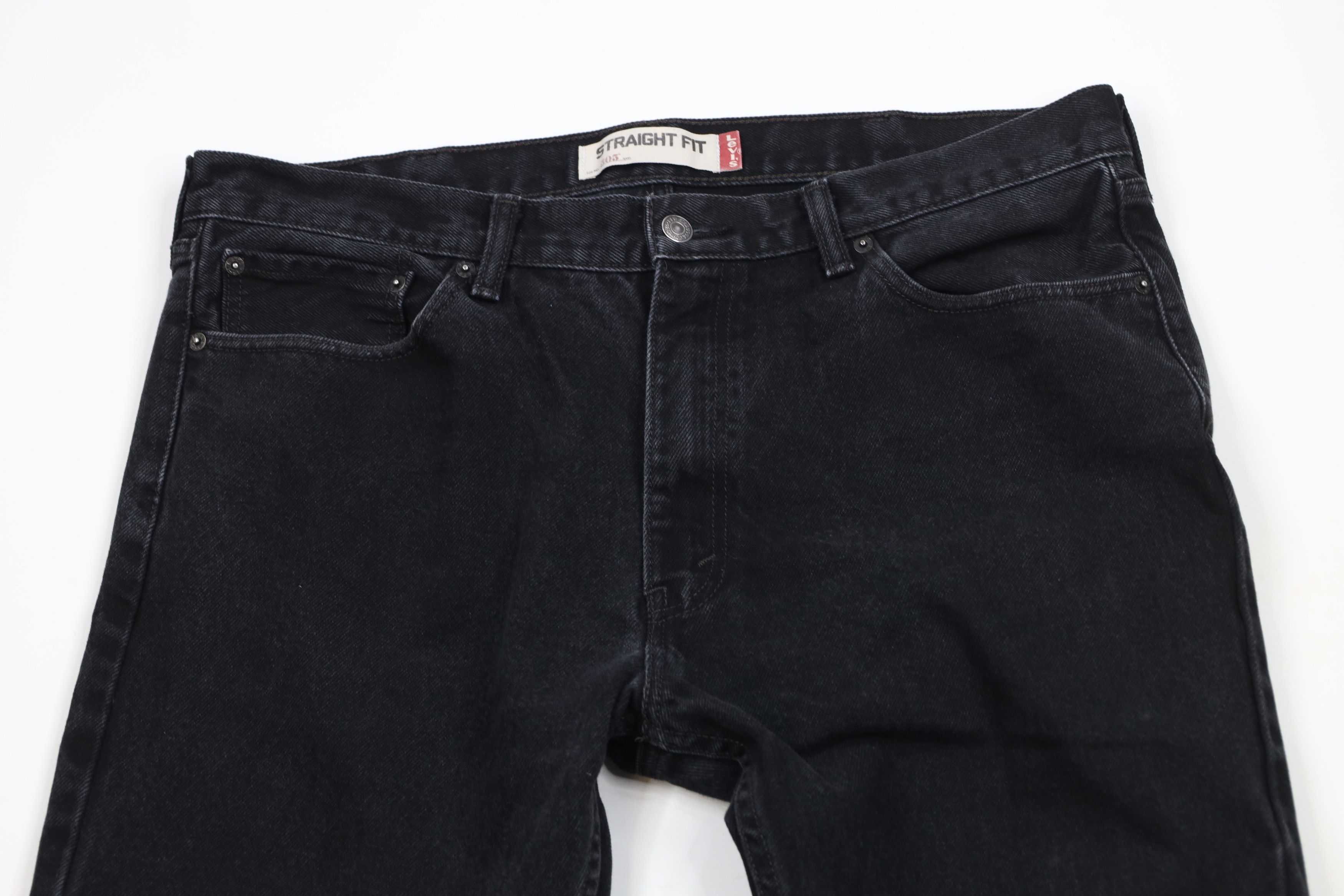 Levi's × Vintage Vintage Y2K Levis 505 Regular Fit Denim Jeans Black Cotton Size US 38 / EU 54 - 2 Thumbnail