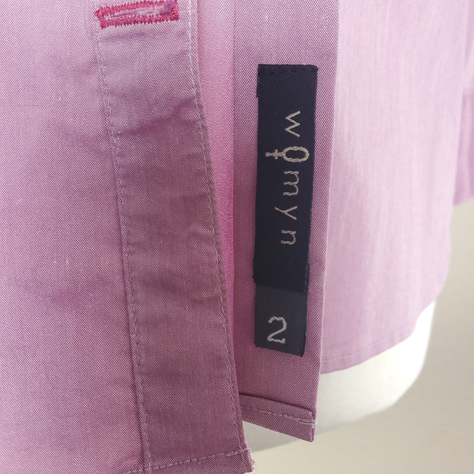 Other Womyn Pink Collared Blouse 2 Size XS / US 0-2 / IT 36-38 - 6 Thumbnail