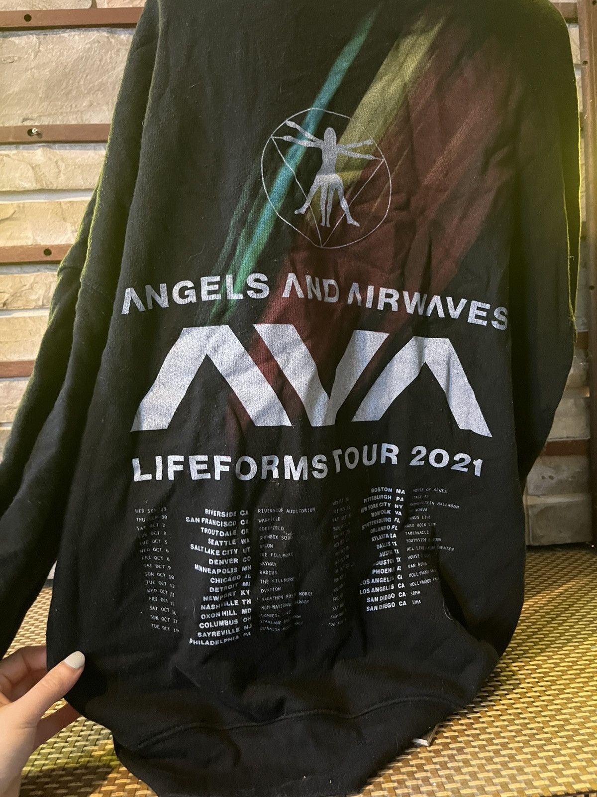 Other Angels and Airwaves AVA 2021 Tour Hoodie Large Size US L / EU 52-54 / 3 - 3 Thumbnail