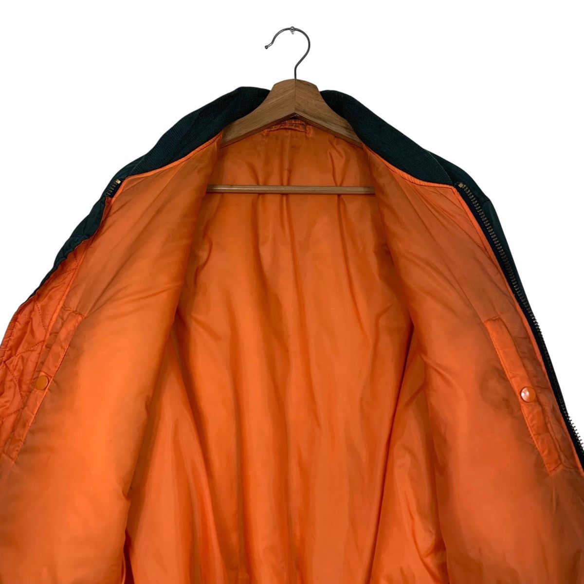 Vintage 90's PHANTOM MILITARY Ma1 Flight Bomber Jacket #2490-C112 Size US L / EU 52-54 / 3 - 14 Thumbnail