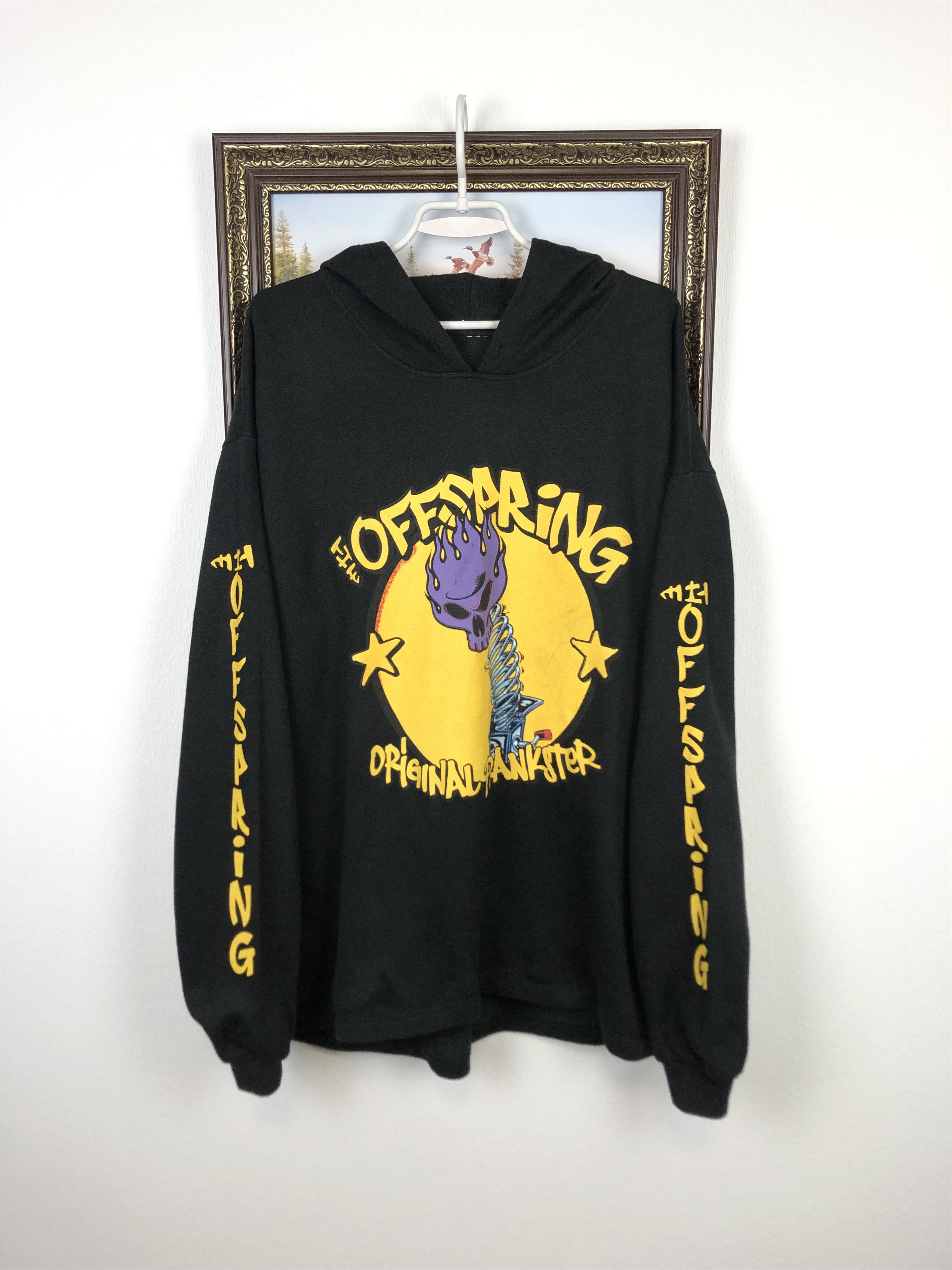 Vintage The Offspring Band Hoodie Over Print Hype Jacket
