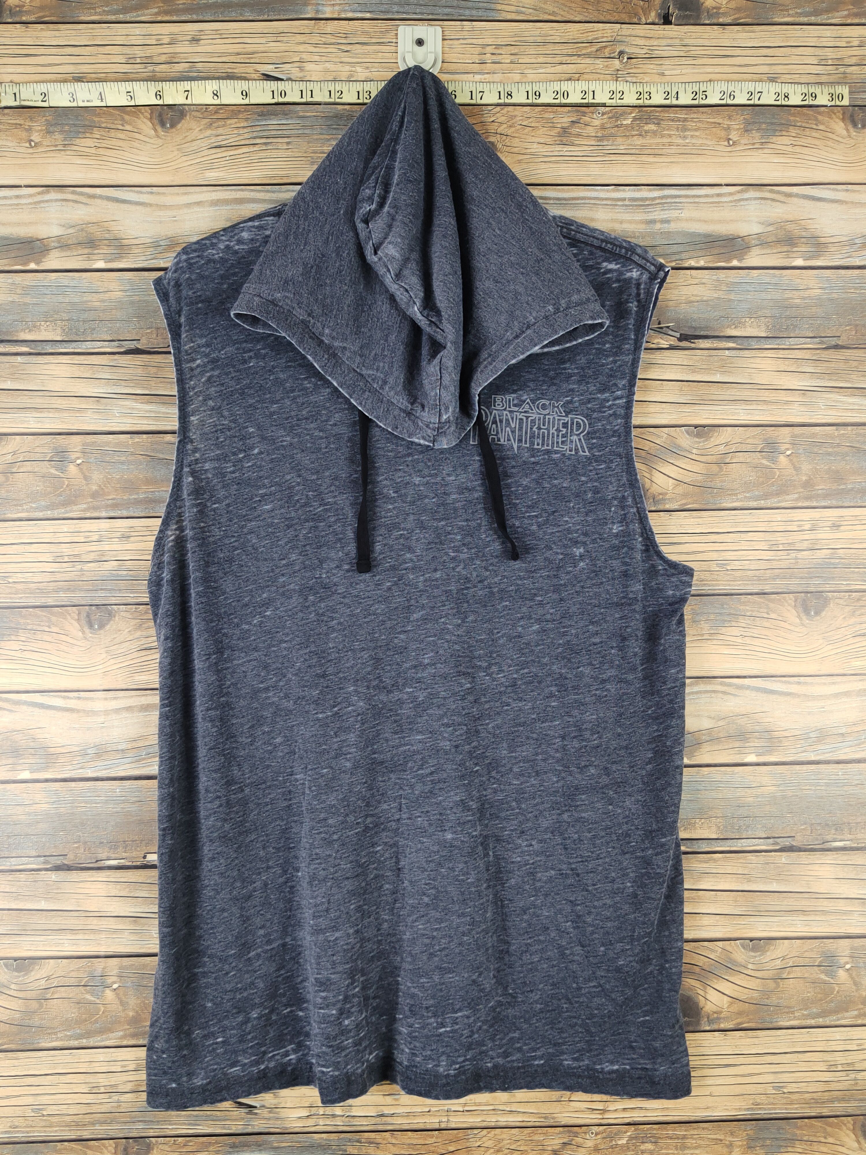 Marvel Comics DL Marvel Black Panther Hoodie Sleeveless Shirts #1169 Size US L / EU 52-54 / 3 - 1 Thumbnail