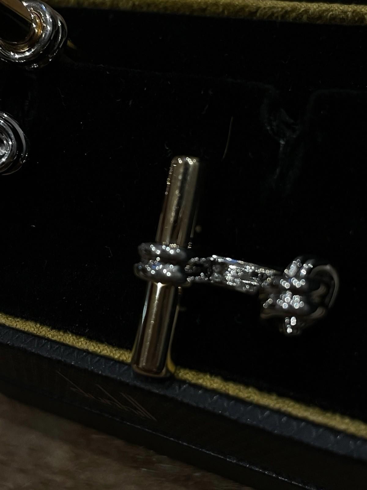 Alfred Dunhill Dunhill 18K Gold + Sterling Silver Cufflinks Size ONE SIZE - 6 Thumbnail