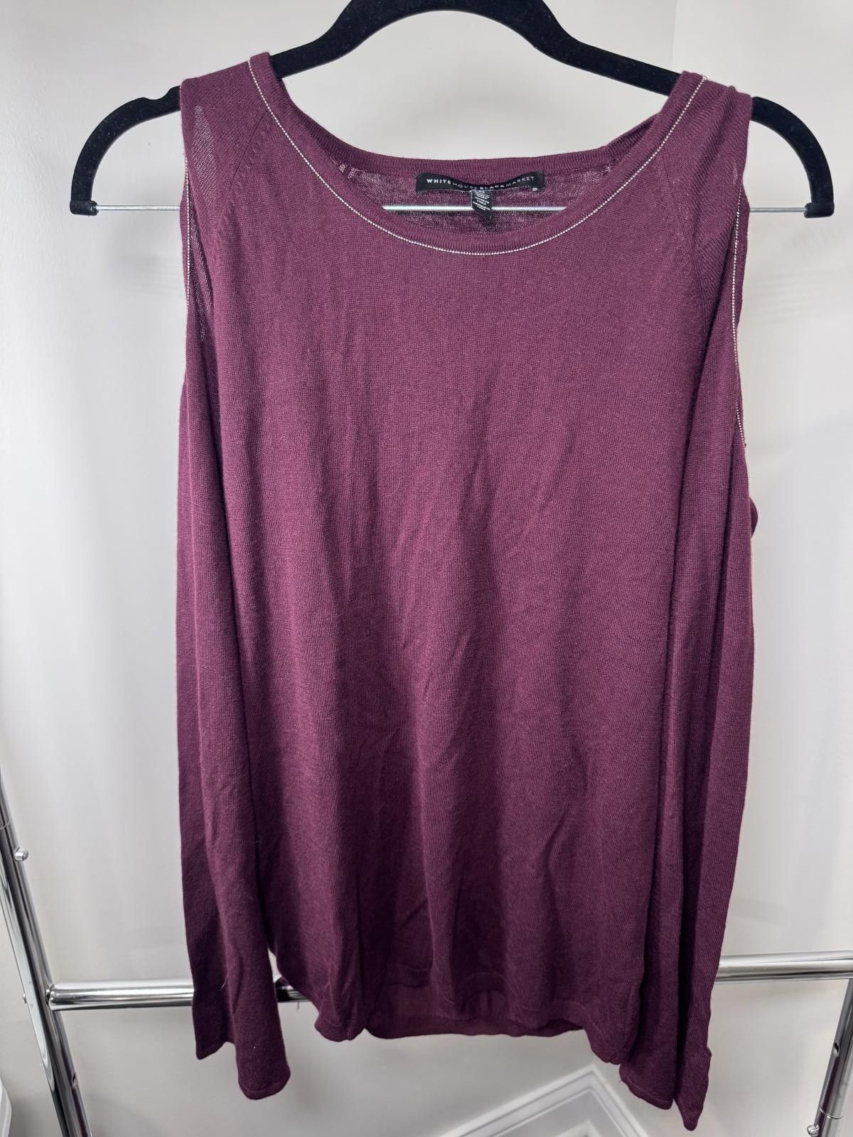 Worthington Worthington Women's Sleeveless Sweater Top, Burgundy Size M / US 6-8 / IT 42-44 - 1 Thumbnail