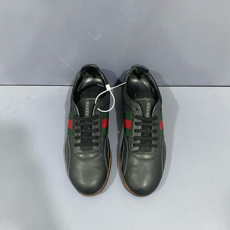 Other Gucci Classic Striped Black Casual Sneakers -2508 Size US 8 / EU 41 - 2 Thumbnail