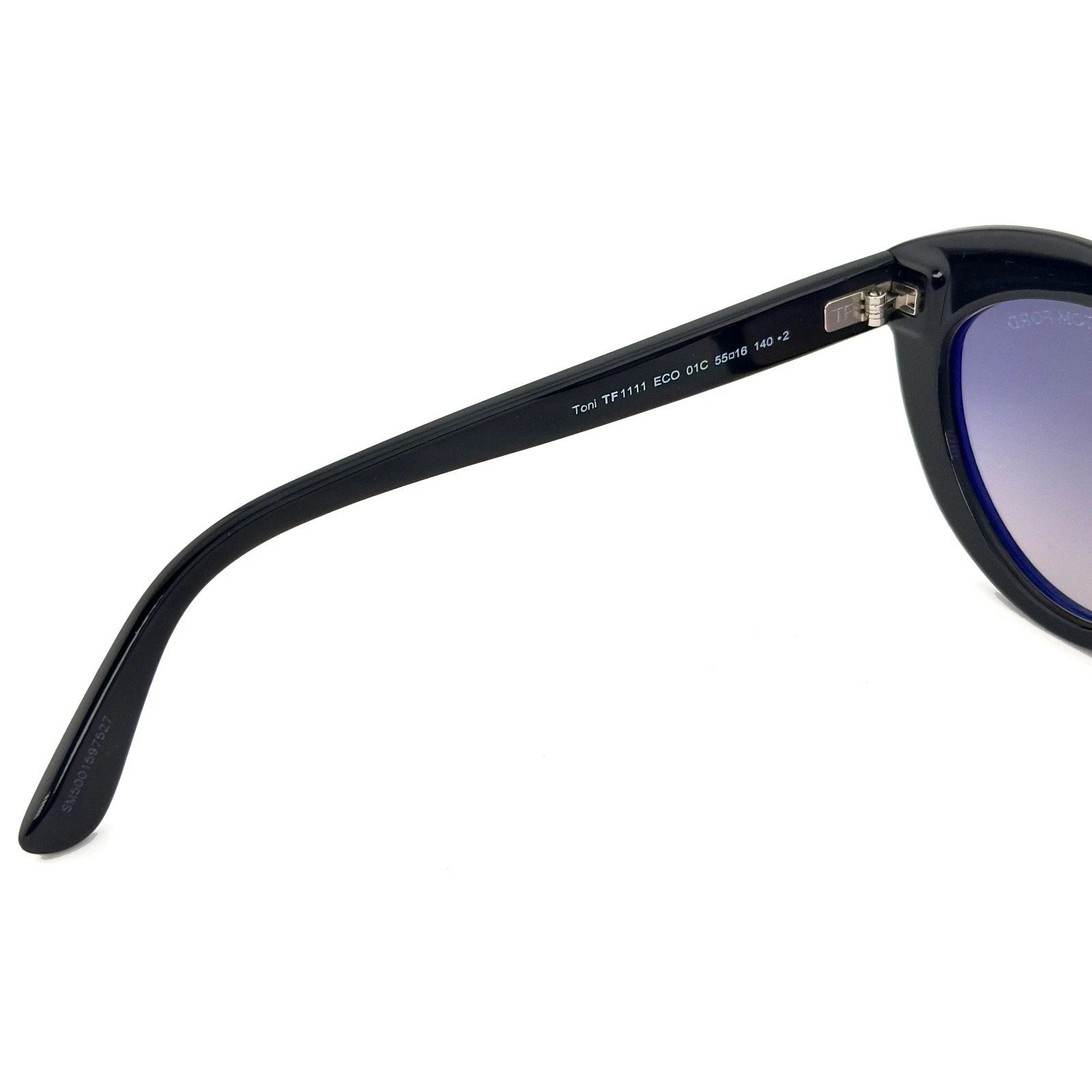 Tom Ford TOM FORD TONI FT1111 01C Shiny Modern Sunglass 1111 TF1111 Size ONE SIZE - 4 Thumbnail