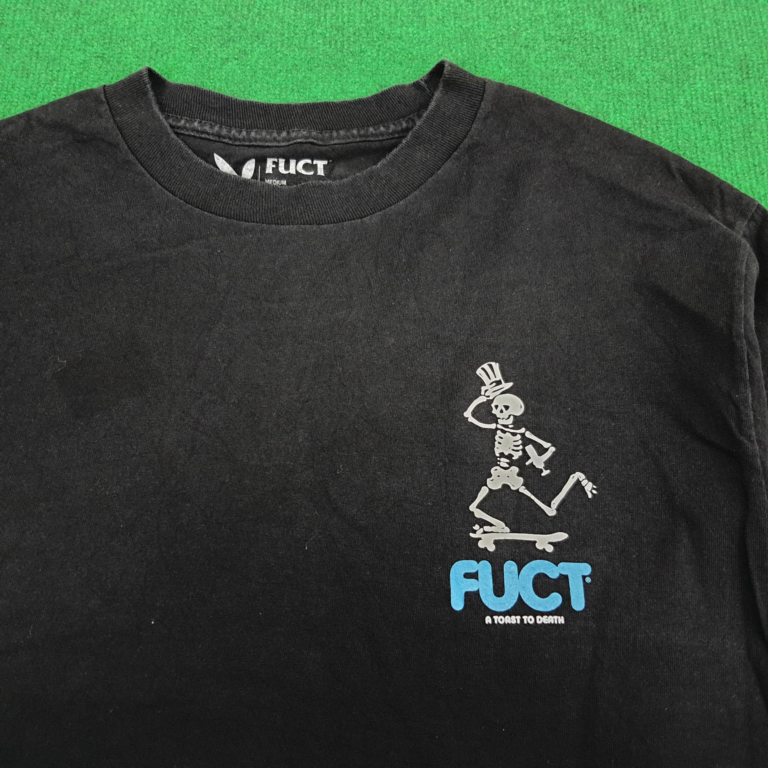 FUCT Vintage FUCT A Toast To Death Skate T-shirt Size US M / EU 48-50 / 2 - 4 Thumbnail