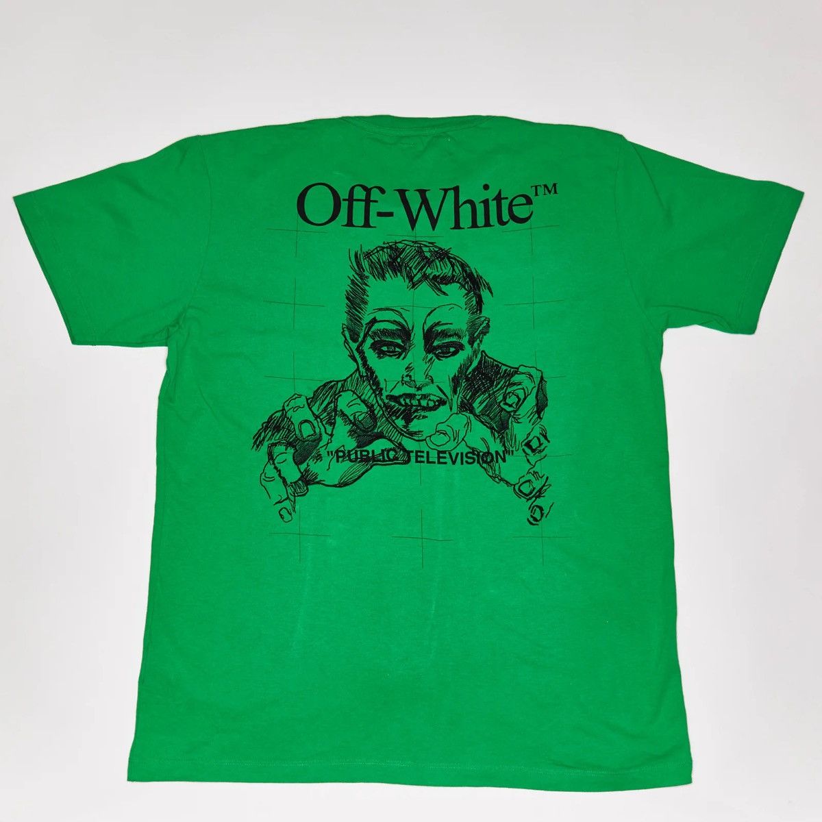 Off-White OFF-WHITE PUBLIC TELEVISION T SHIRT Size US XL / EU 56 / 4 - 2 Thumbnail