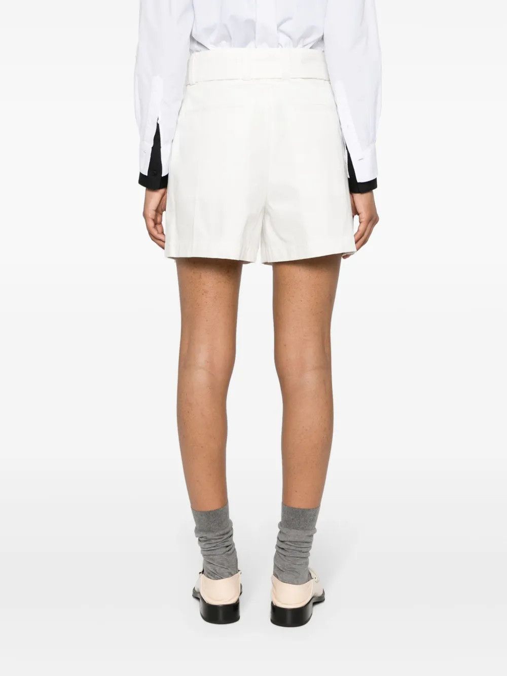 Jil Sander o1y1025 Short in White Size 27" / US 4 / IT 40 - 4 Thumbnail